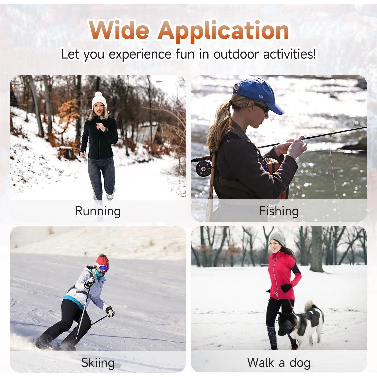 Chaqueta Calefaccionada KOVNLO para Mujeres, Controlador 5 en 1