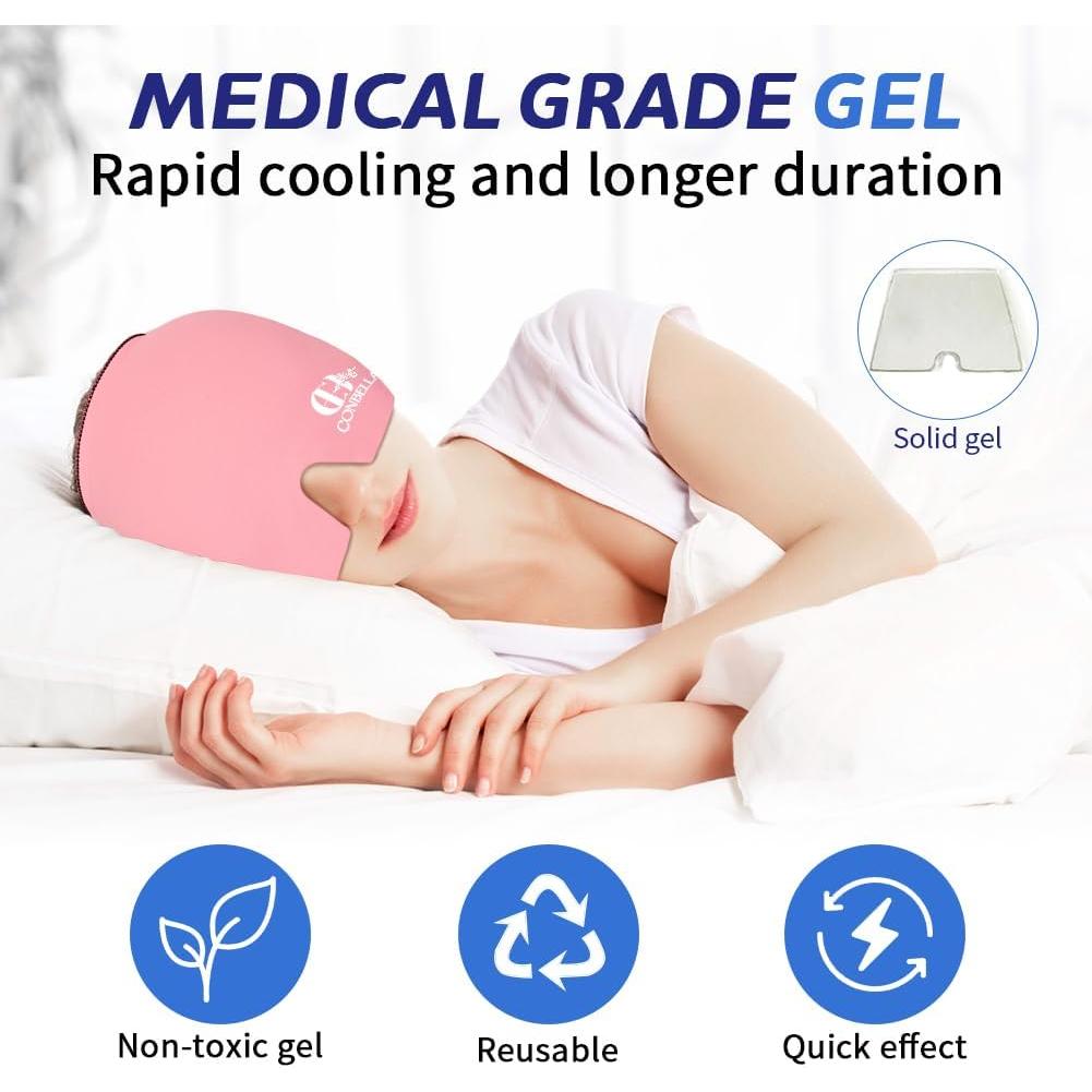 Gorro de Alivio de Migraña Conbella - Terapia Fría y Caliente