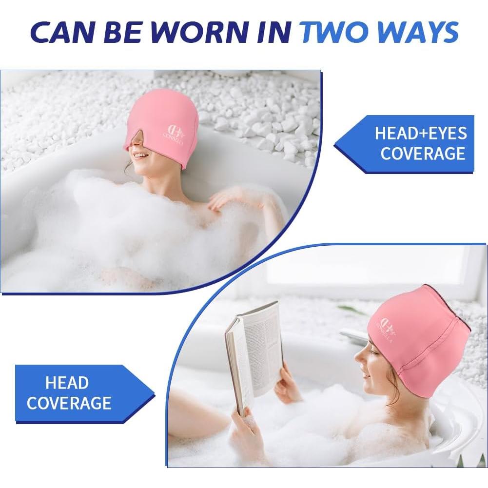 Gorro de Alivio de Migraña Conbella - Terapia Fría y Caliente