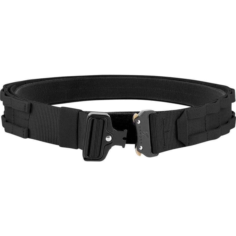 Cinturón táctico KRYDEX MOLLE liberación rápida 4,45 cm