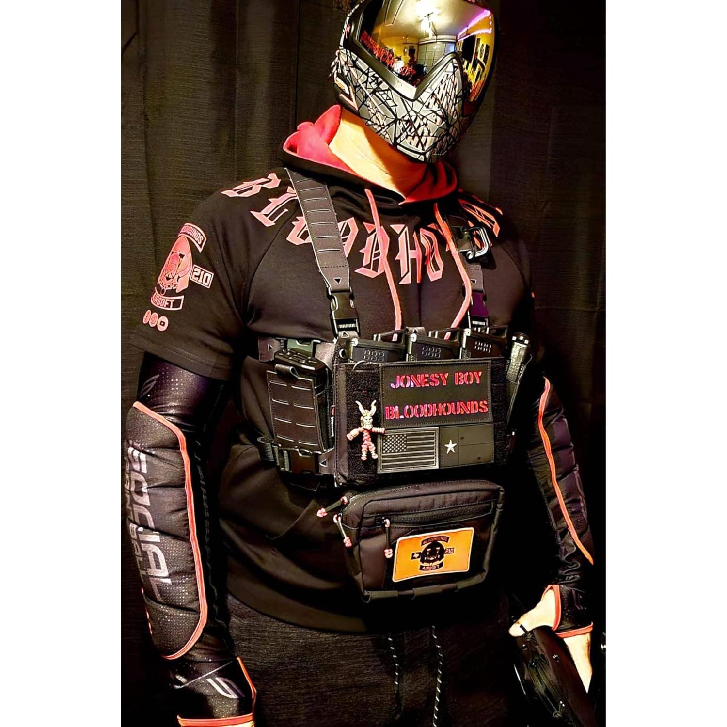 Chaleco Táctico BOMTURN 1000D Modular Ajustable con Bolsillos