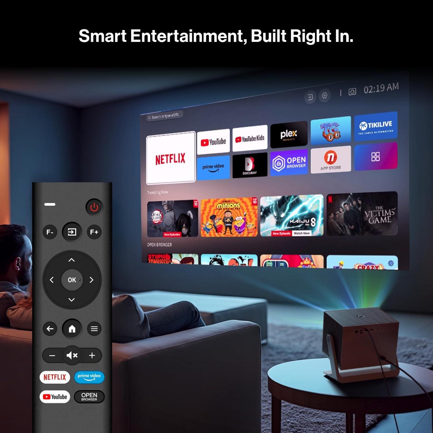 Proyector Portátil BladeCine Cube 600 1080P 600 Lúmenes