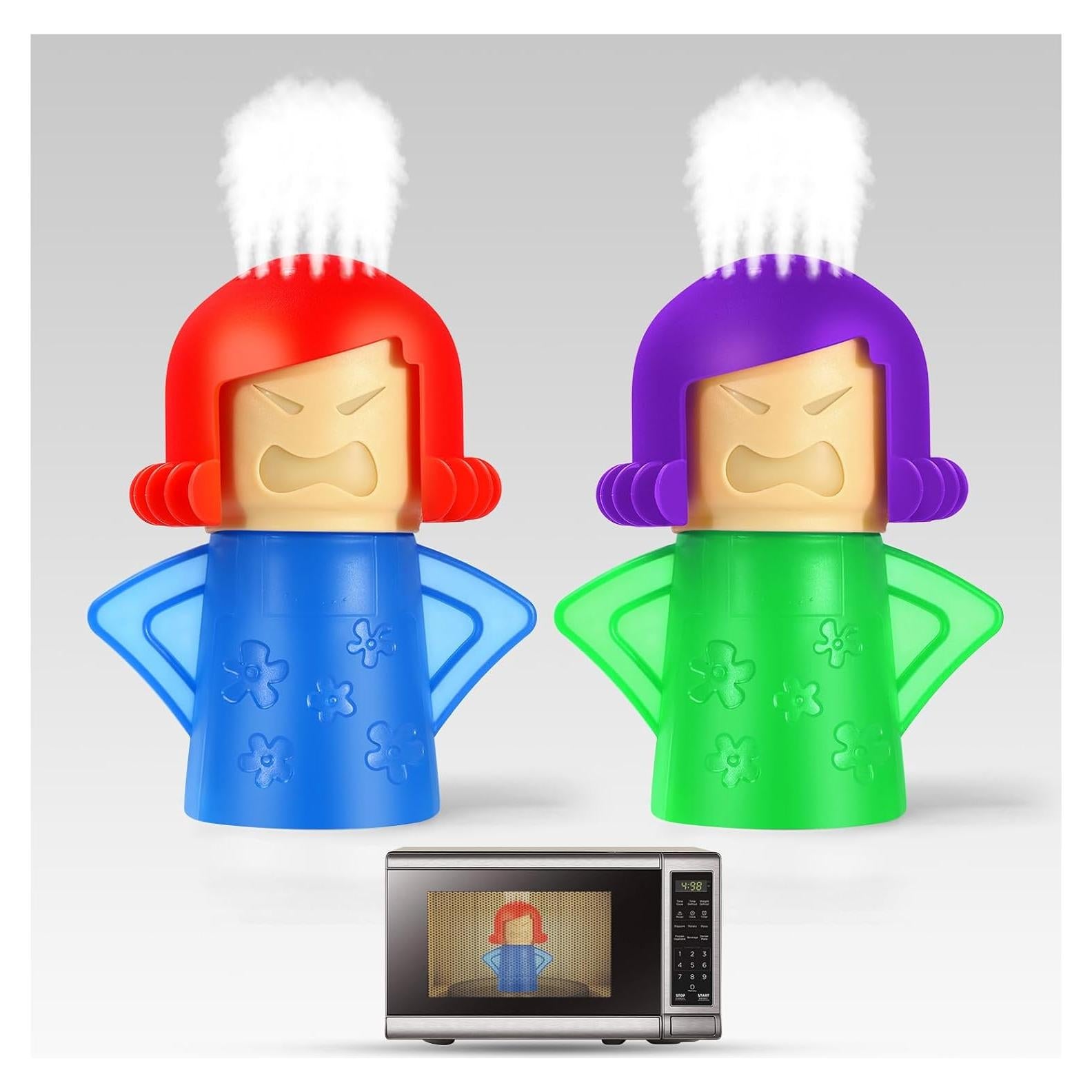 Limpiador de Vapor para Microondas Spardar Angry Mama - 2 Piezas