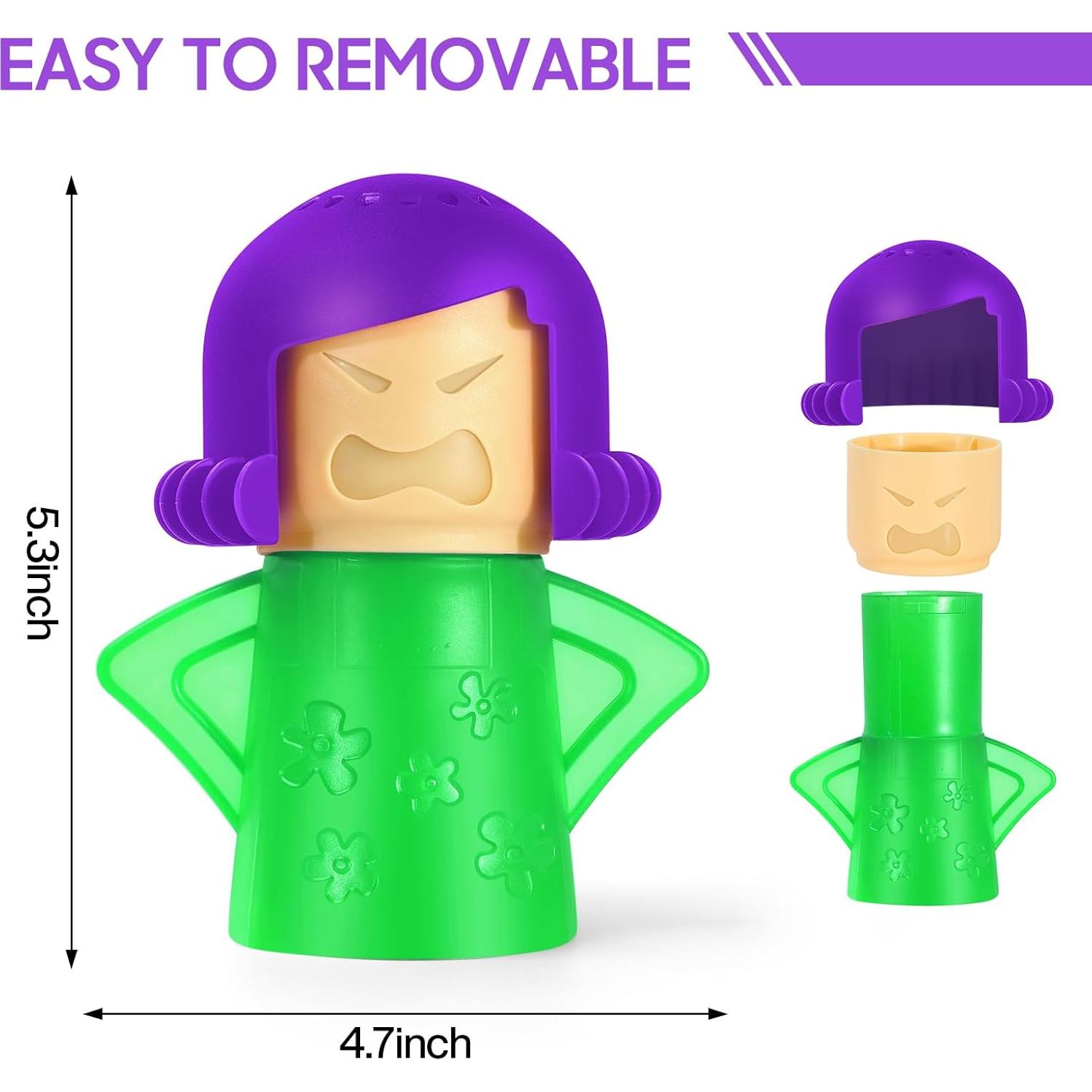 Limpiador de Vapor para Microondas Spardar Angry Mama - 2 Piezas