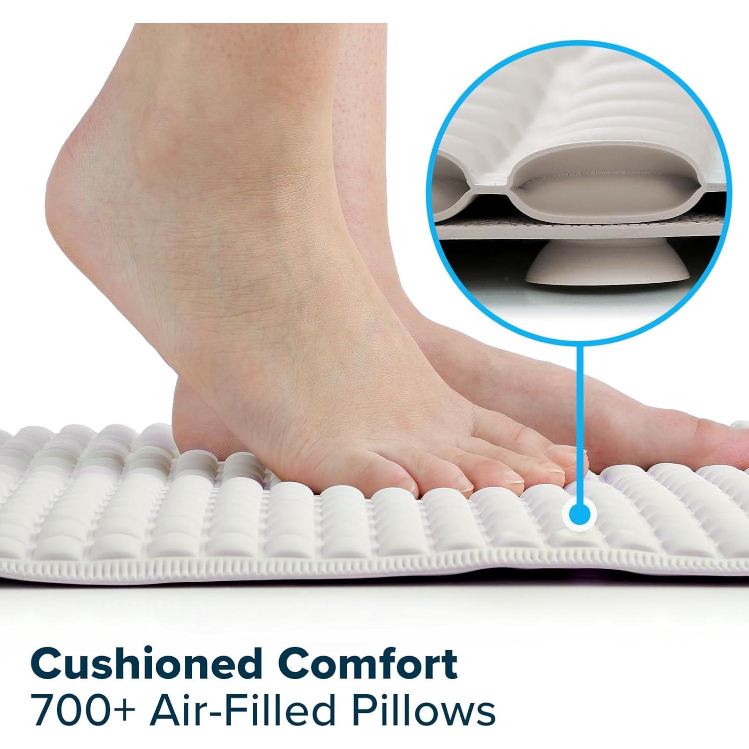 Tapete de Baño Antideslizante SlipX Solutions 68.6x39.4cm Crema