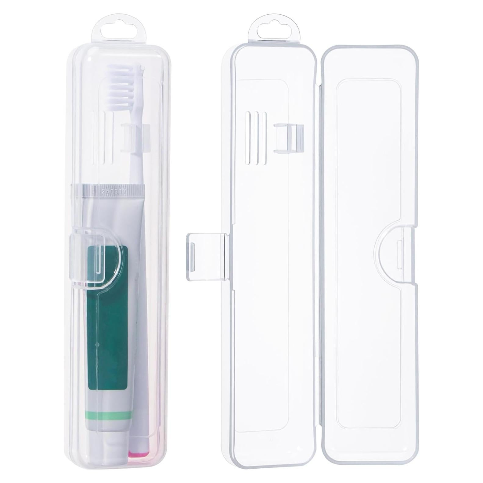 Estuche de Viaje para Cepillos de Dientes Yeeco 2 Piezas 20x4.7cm