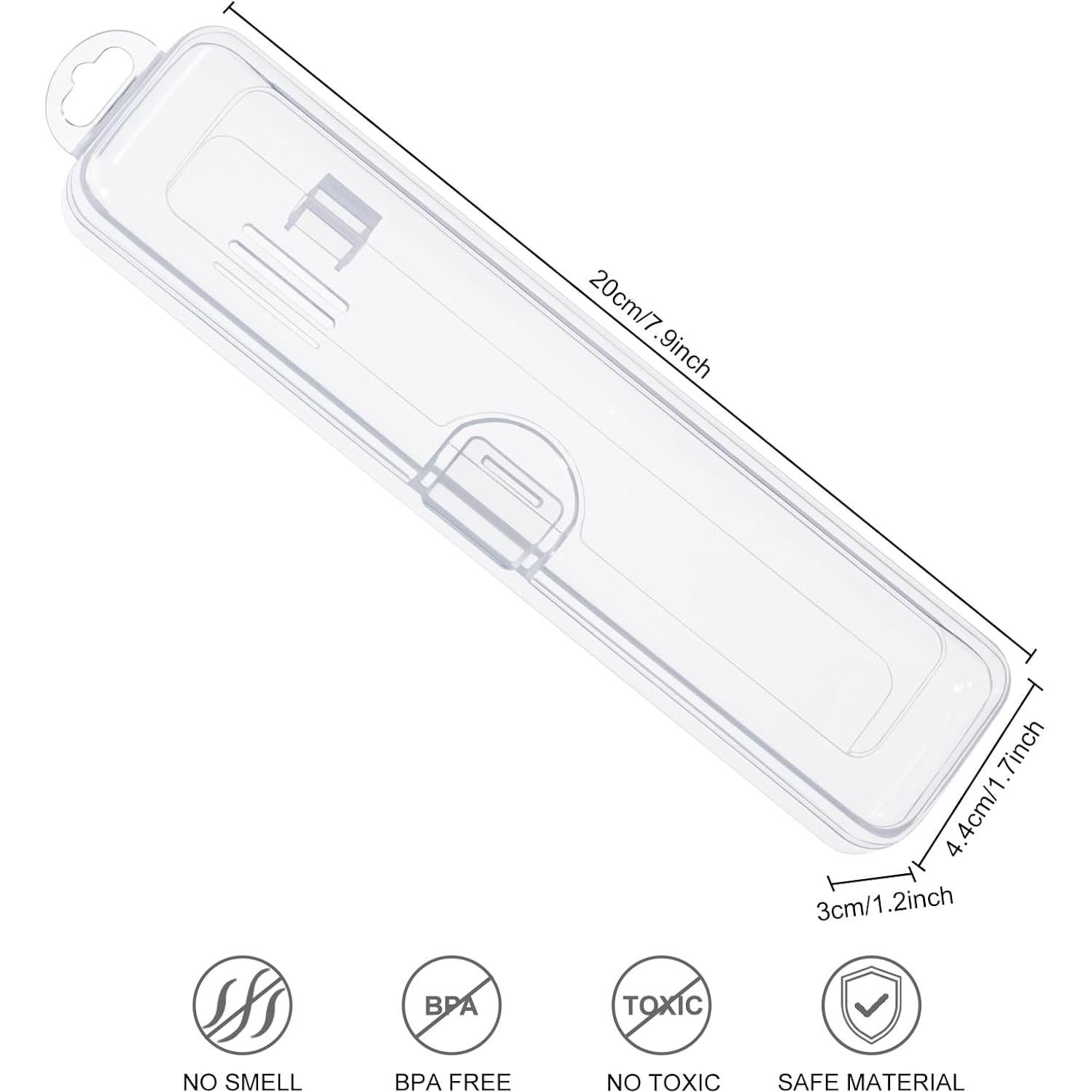 Estuche de Viaje para Cepillos de Dientes Yeeco 2 Piezas 20x4.7cm