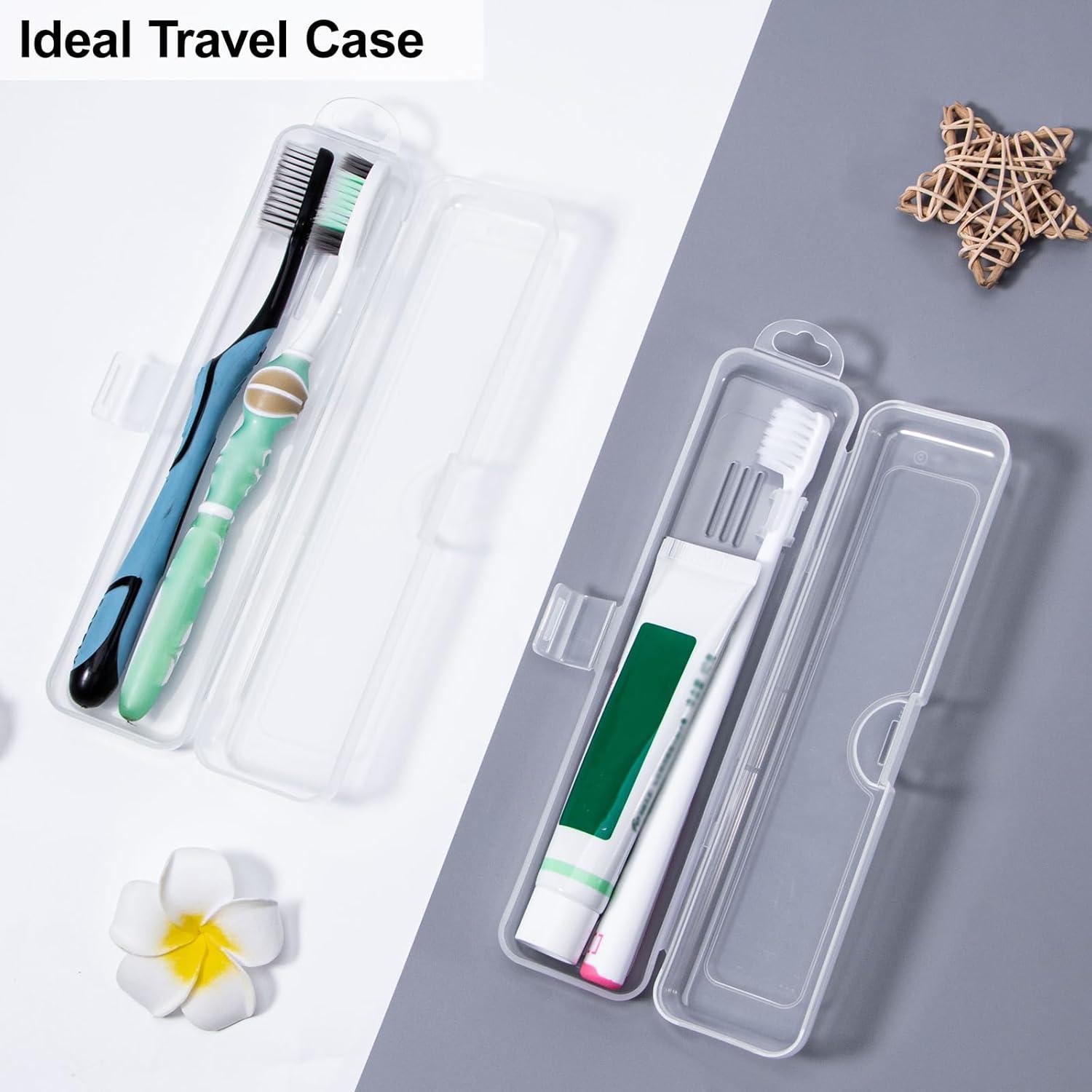 Estuche de Viaje para Cepillos de Dientes Yeeco 2 Piezas 20x4.7cm