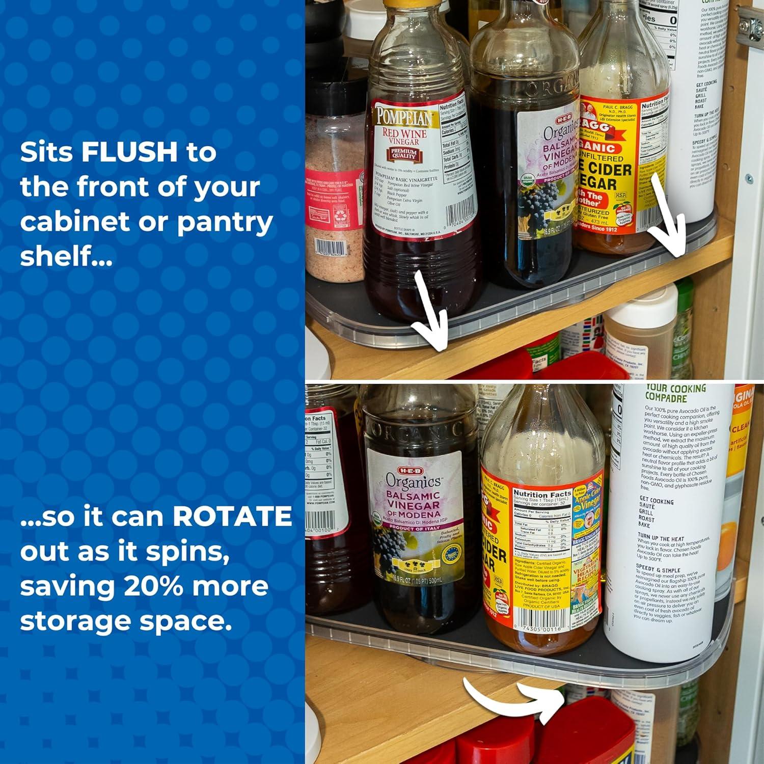 Organizador Rotatorio Mighty Susan Sidekick 28 cm - Soporta 13.6 kg