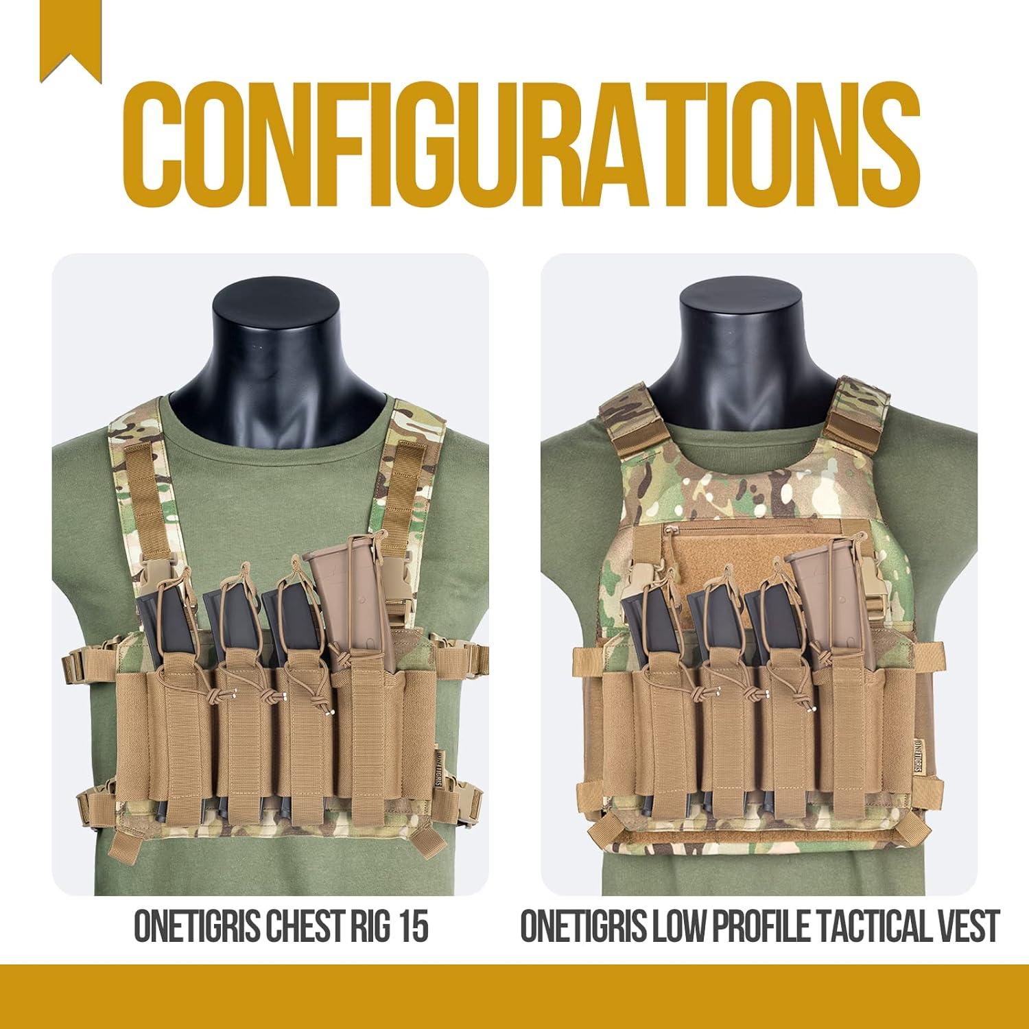 Bolsillo Molle OneTigris para Cargadores MP5/MP7 Táctico