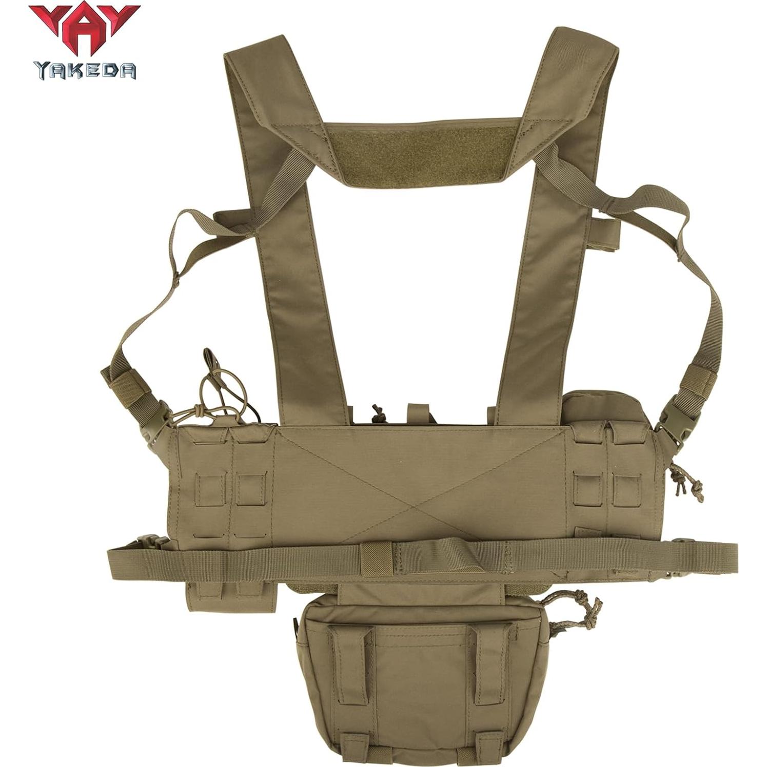 Chaleco Táctico YAKEDA Mini Rig Modular Nylon 1000D