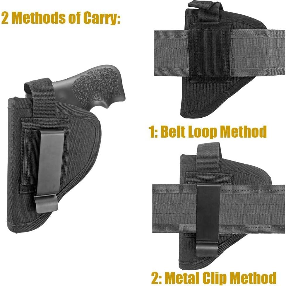 Clip de Cinturón Táctico Bursport para Revolver Snub Nose