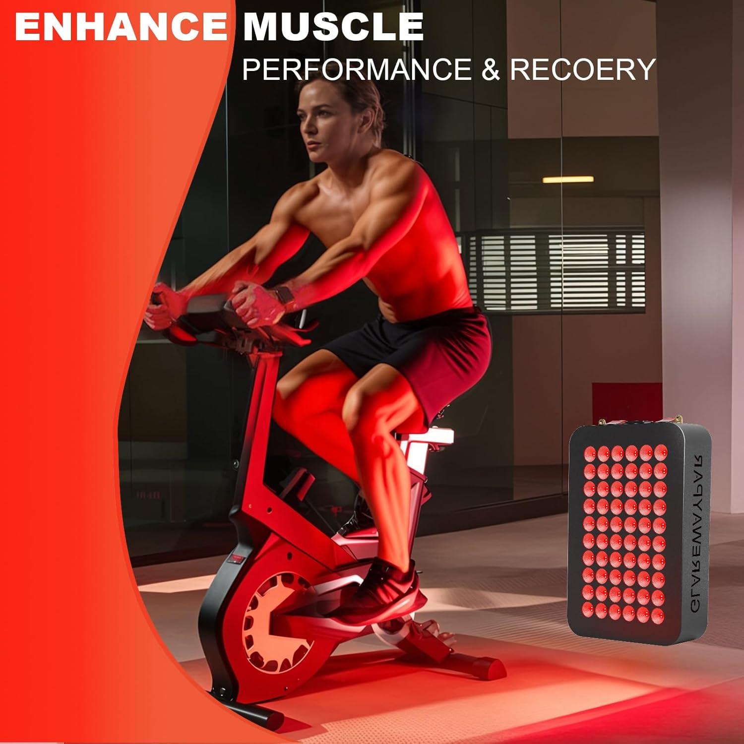 Panel de Terapia de Luz Roja GLAREWAY 660nm y 850nm