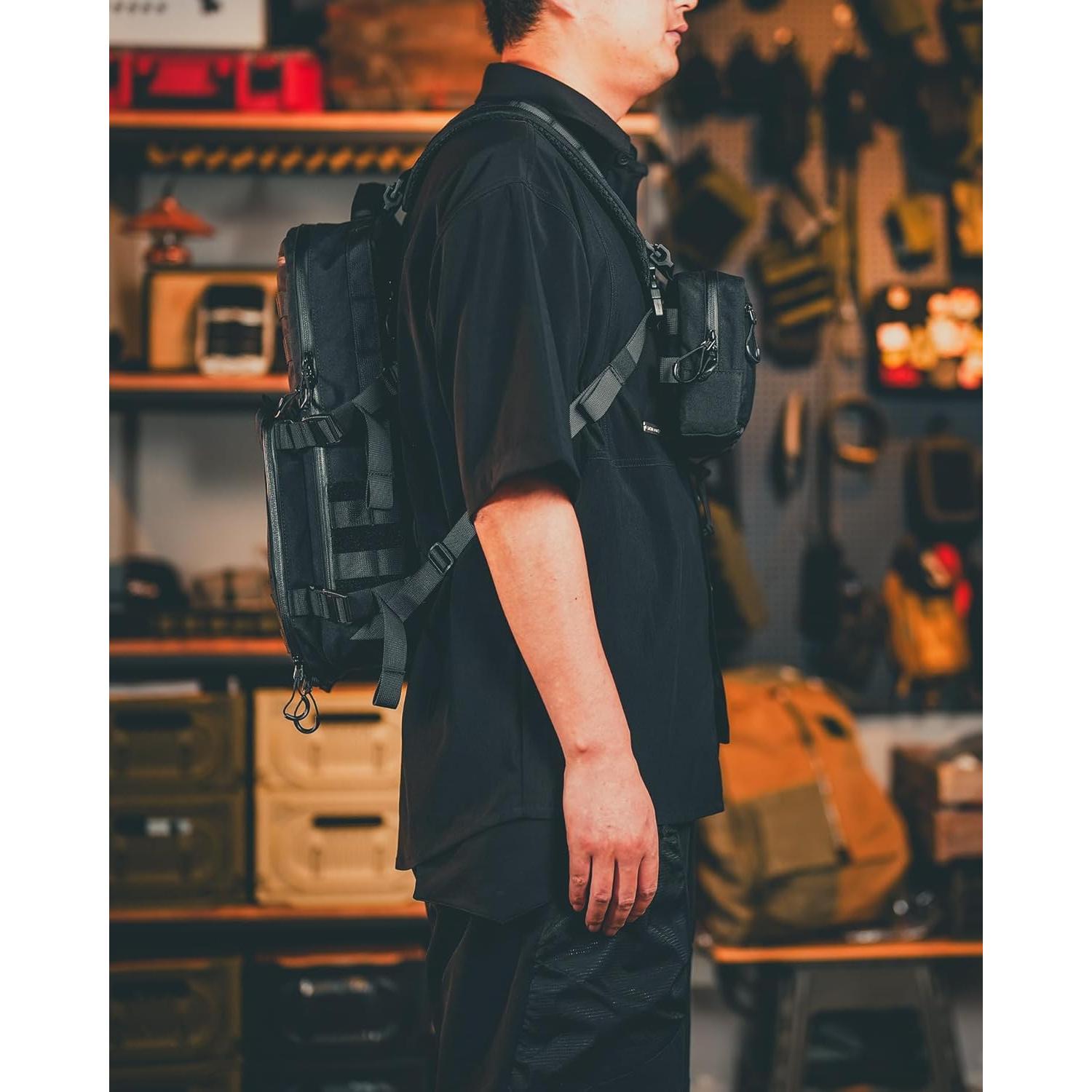 Bolsa de Hombro TACTICAL GEEK Cache L4 2.9L Negra