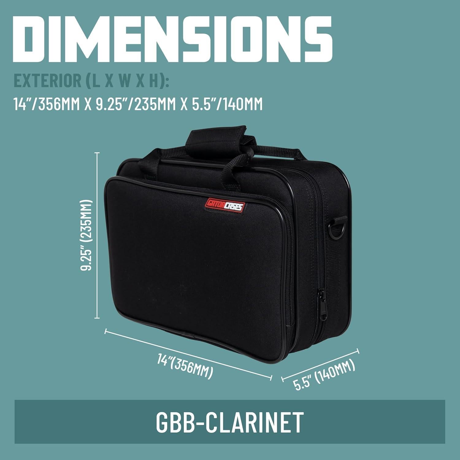 Funda Ligera Gator para Clarinete Bb GBB-CLARINET 29x19cm