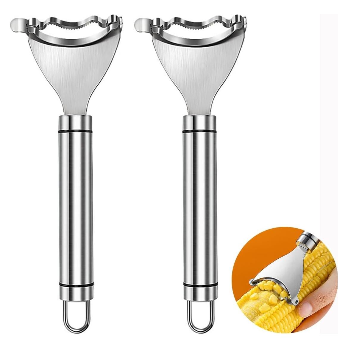 Pelador de Maíz Kunovo YMP de Acero Inoxidable - 2 Pcs