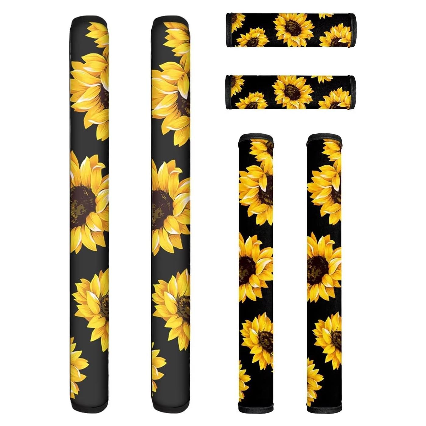 Cubiertas de Manijas de Refrigerador NETILGEN 6 Piezas Floral