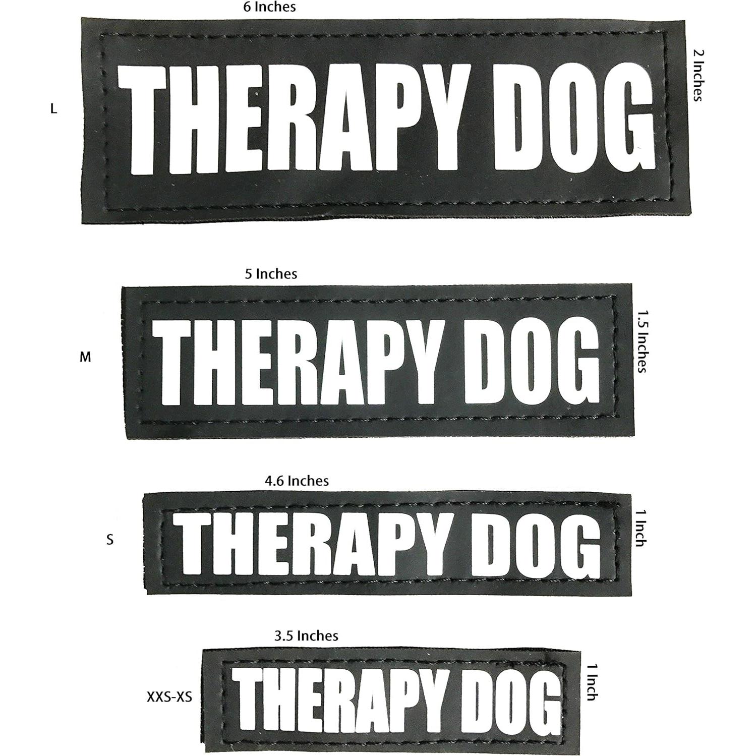 Parche Reflectante para Perros de Terapia Albcorp Mediano