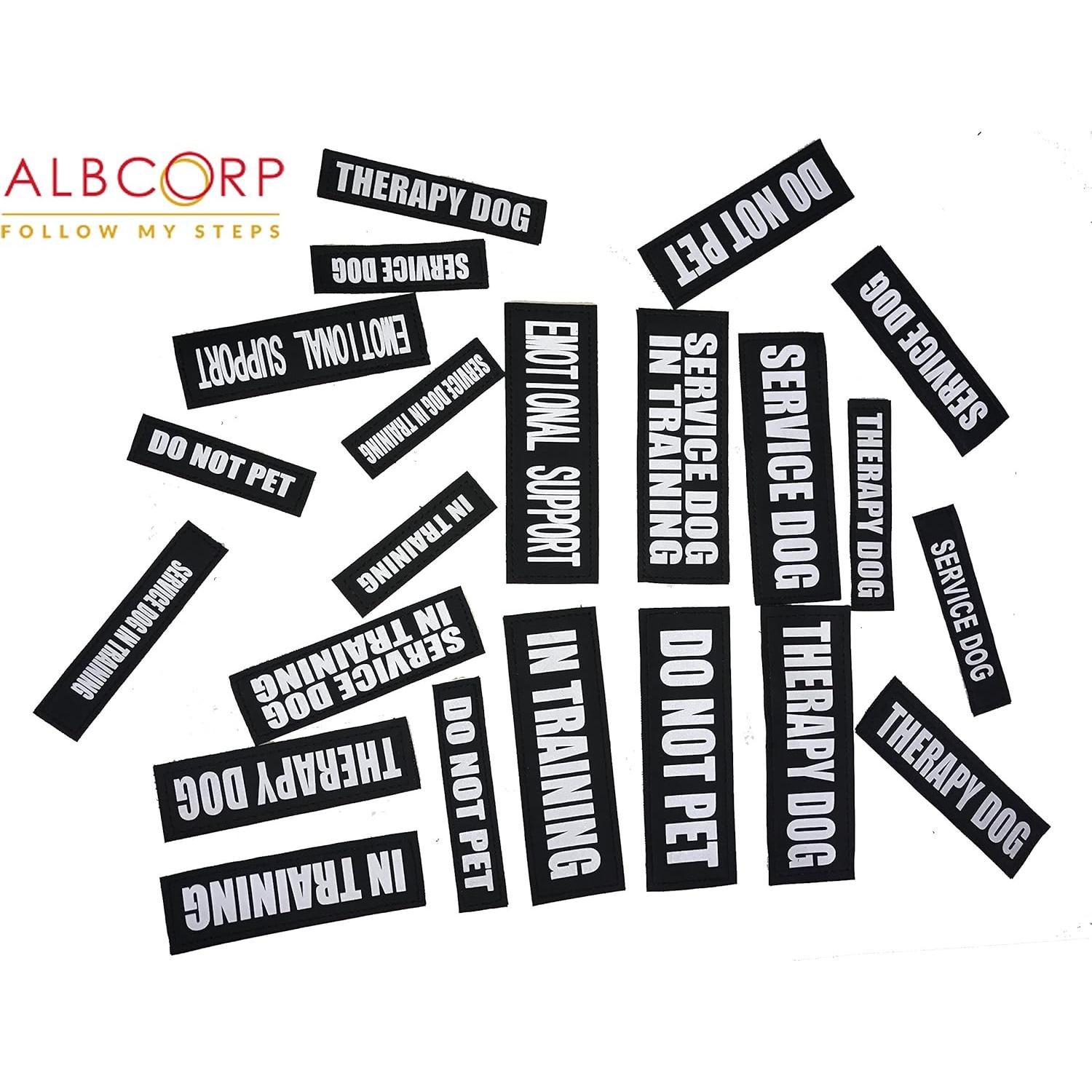 Parche Reflectante para Perros de Terapia Albcorp Mediano