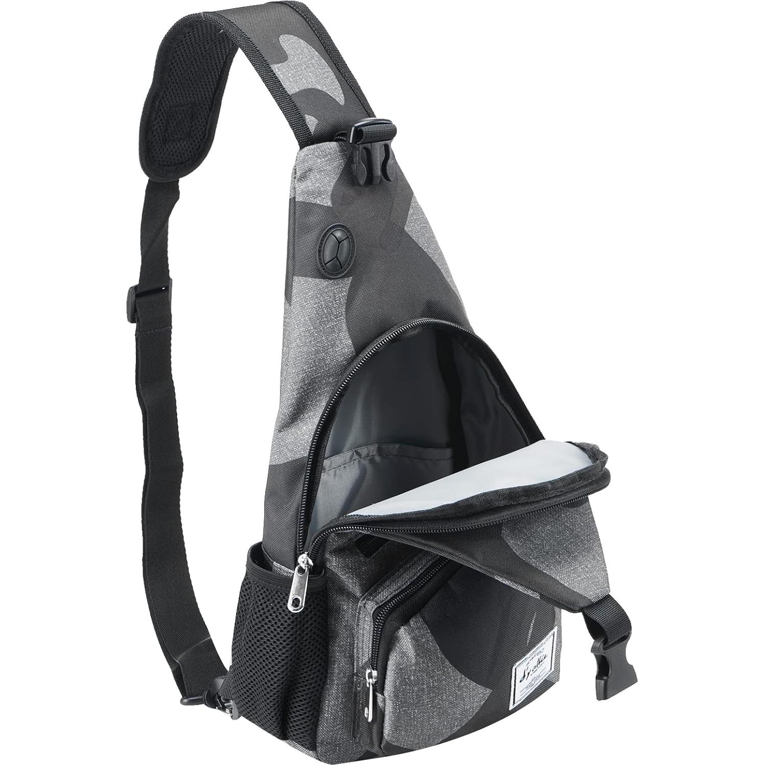 Bolsa de Bandolera D'yallee 39 cm Nylon con Carga USB