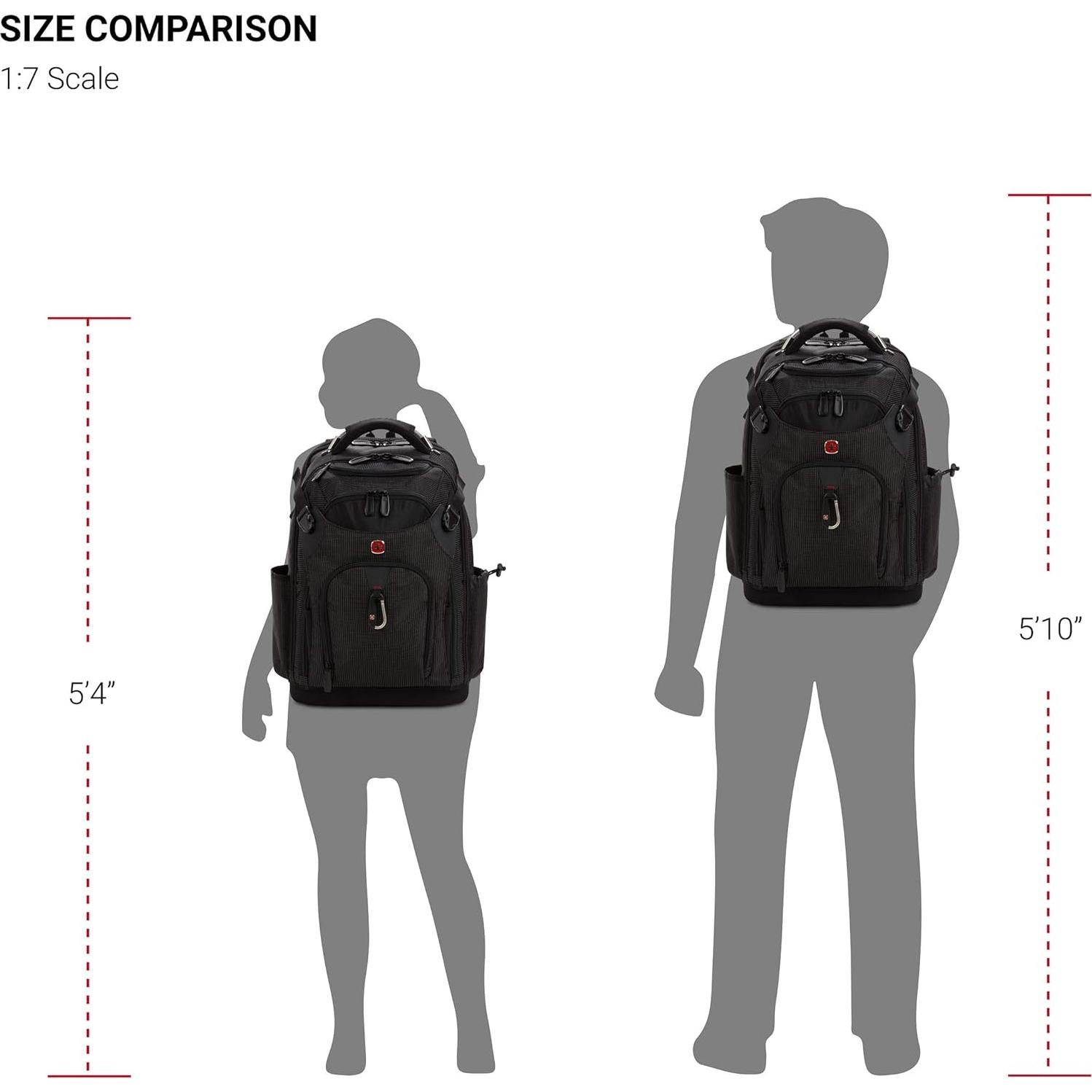 Mochila SwissGear para Laptop 19" con Organizador Negro