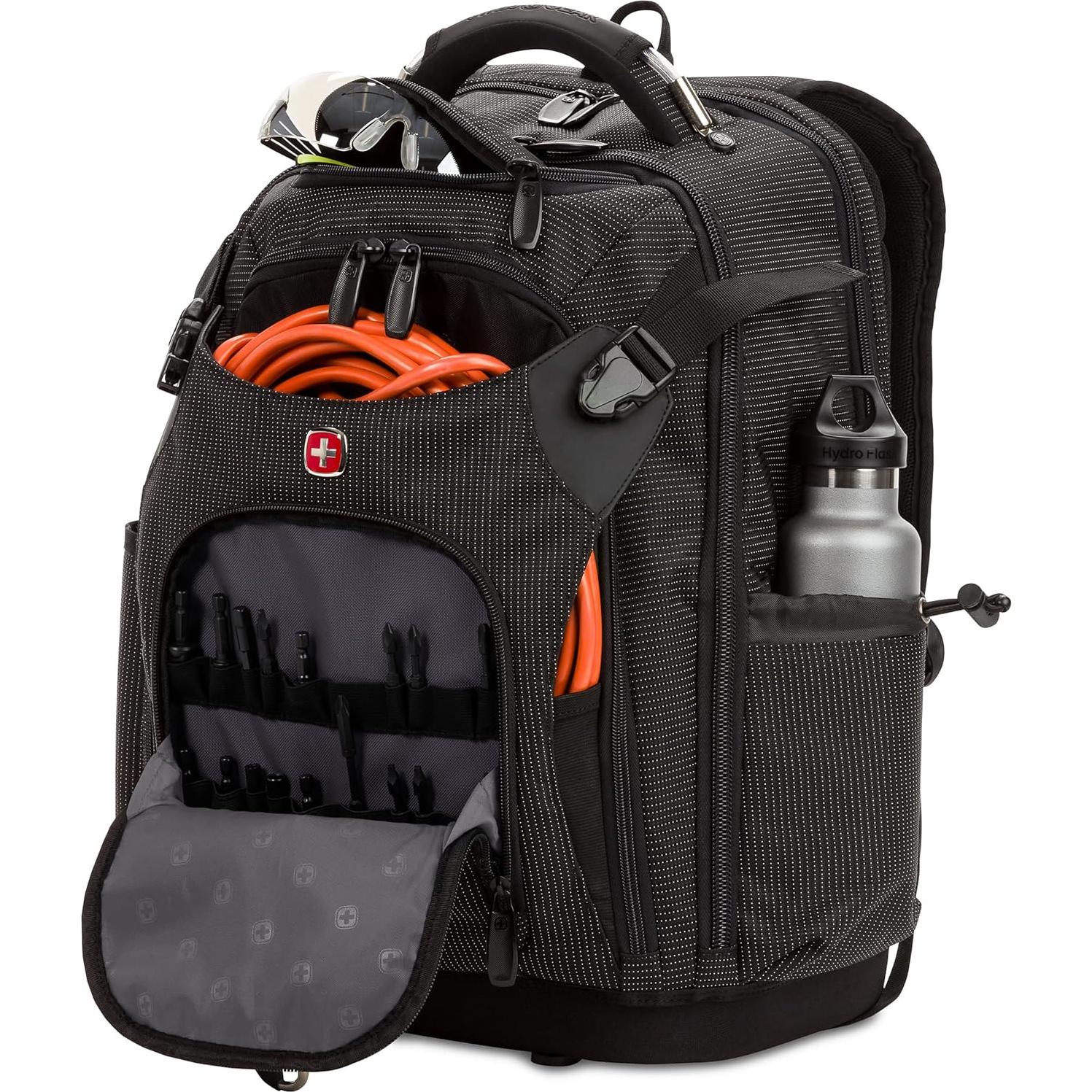 Mochila SwissGear para Laptop 19" con Organizador Negro