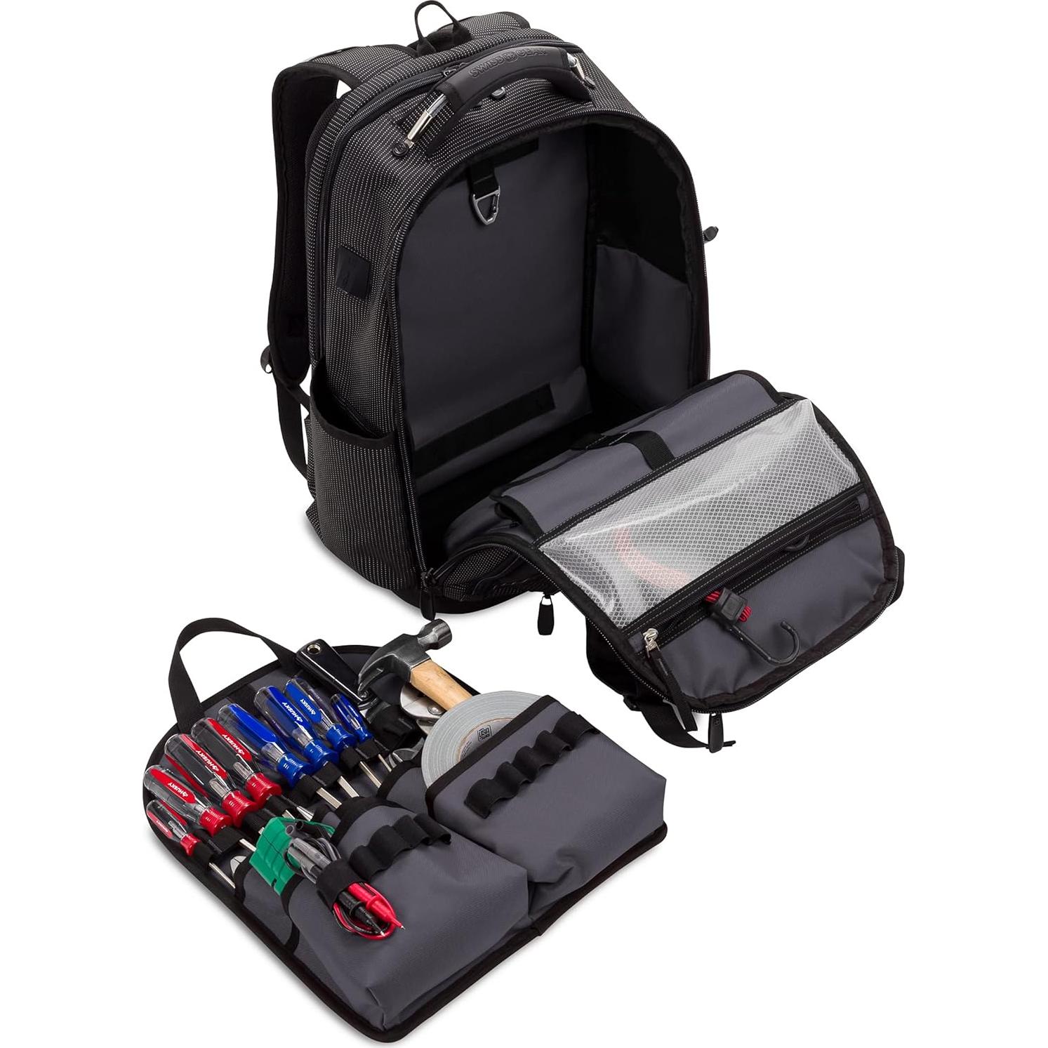 Mochila SwissGear para Laptop 19" con Organizador Negro