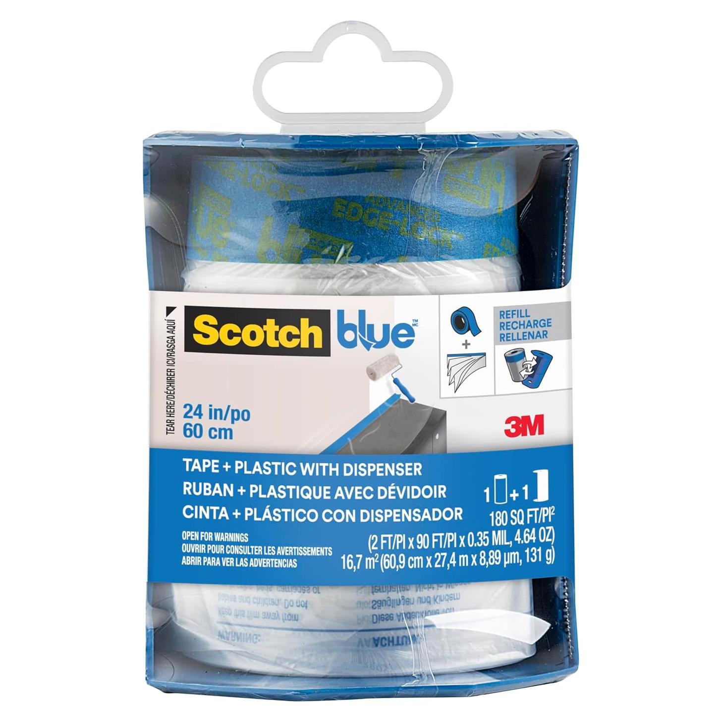 Dispenser de Film Enmascarar 3M ScotchBlue 60,9 cm x 27,4 m