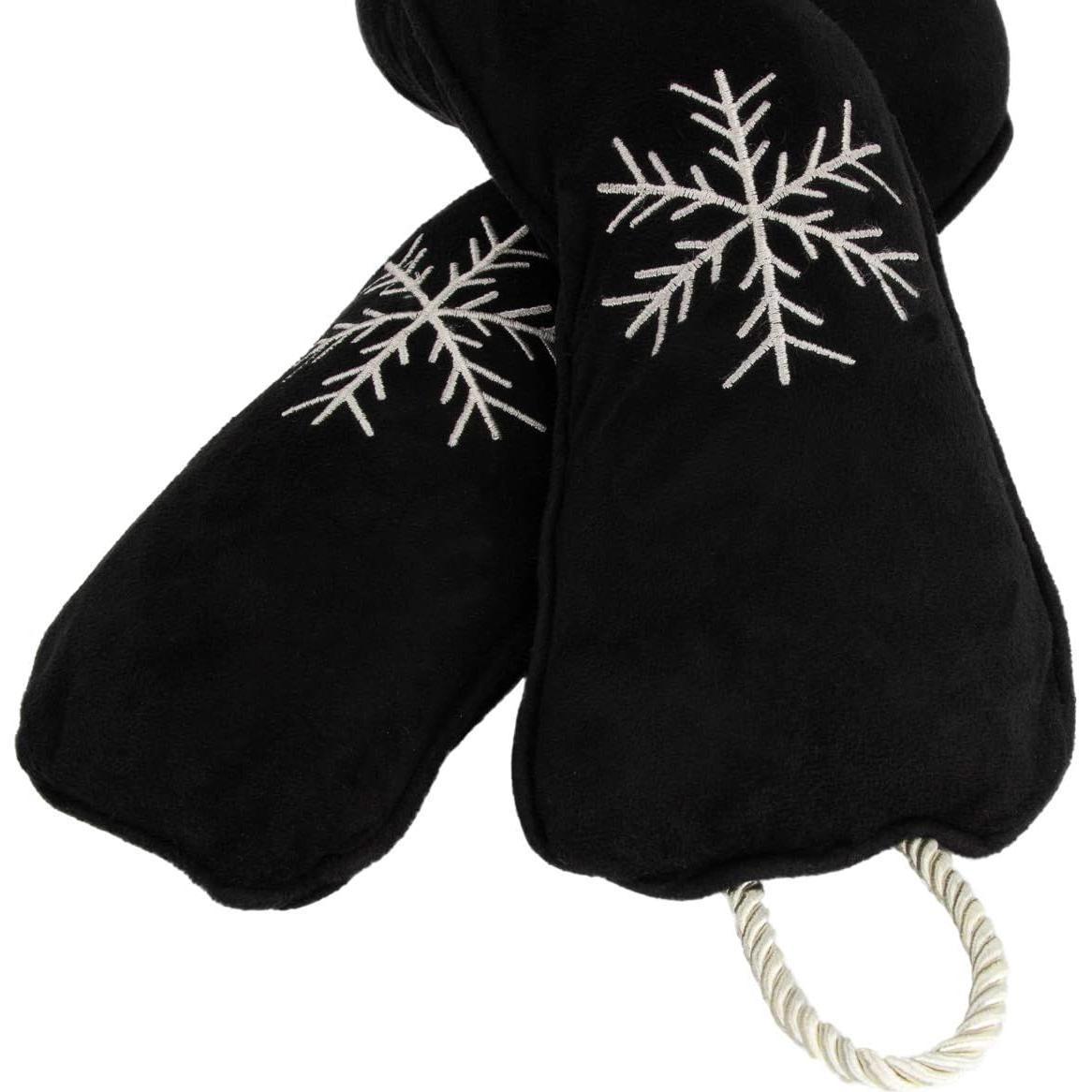 Cold Weather Door Draft Stopper - 36 Inch Door Snake Draft Stopper - Wind Blocker for Door Bottom and Window Sill (Black)