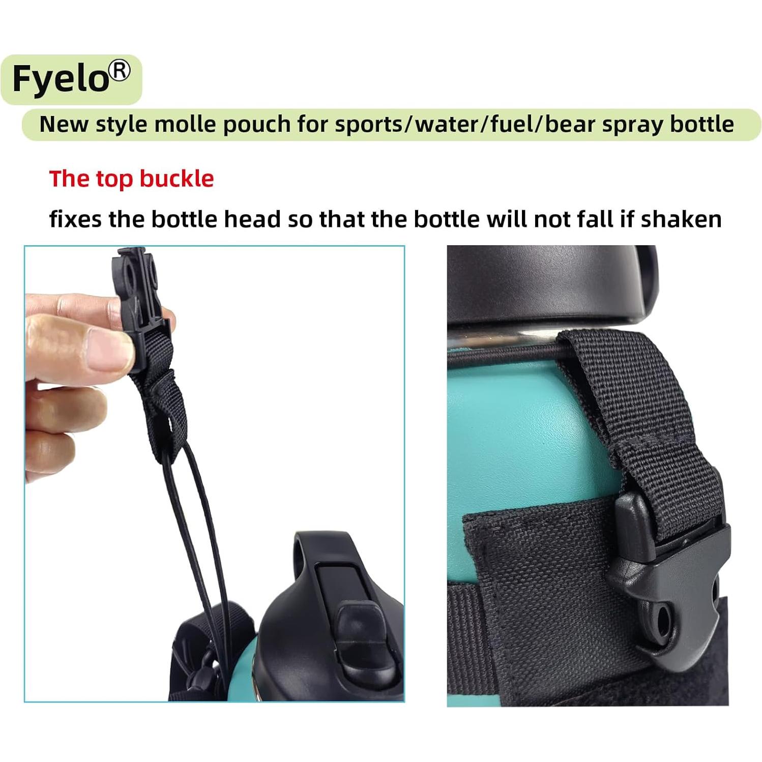 Soporte para Botellas de Agua Fyelo Molle 16-64 oz Multiuso