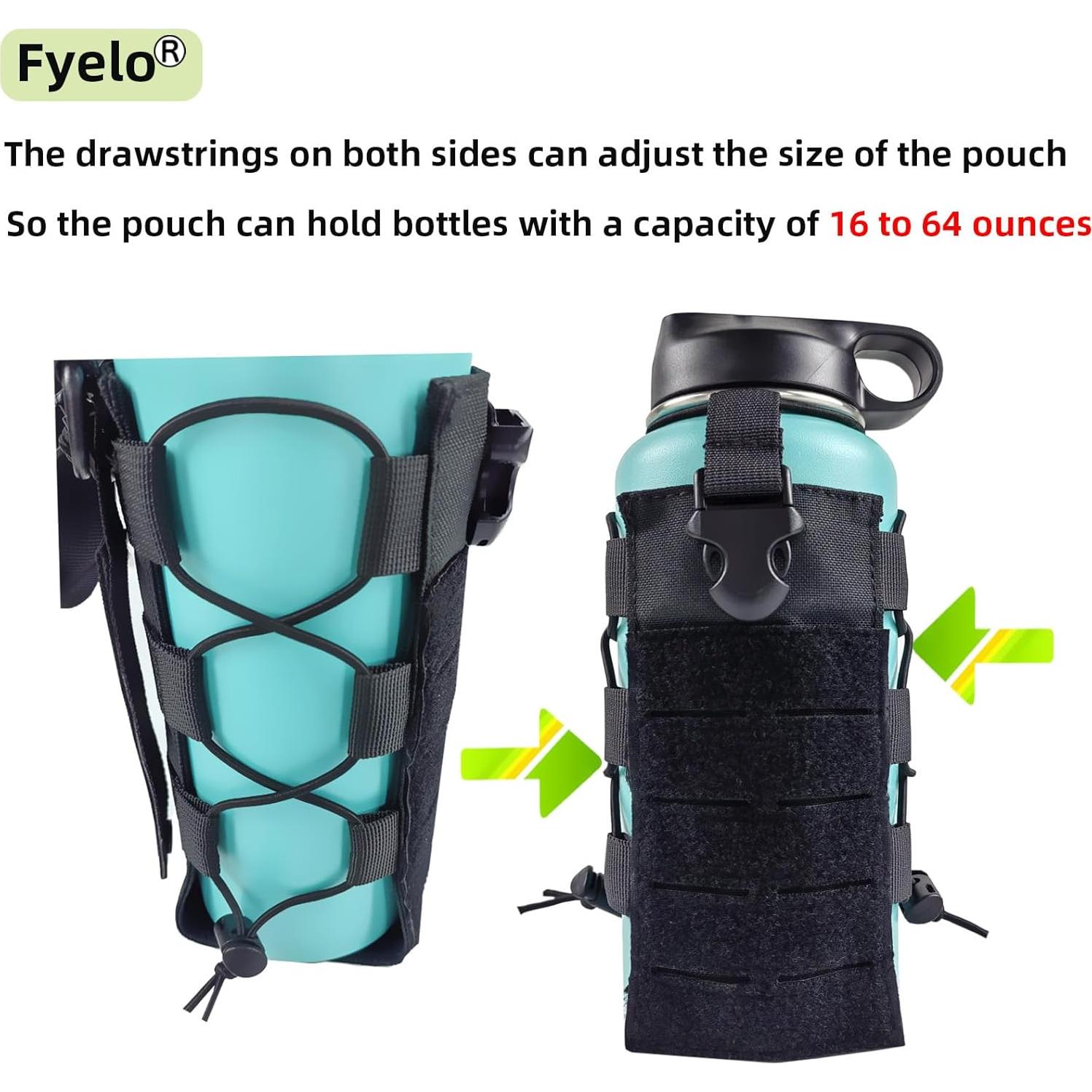Soporte para Botellas de Agua Fyelo Molle 16-64 oz Multiuso