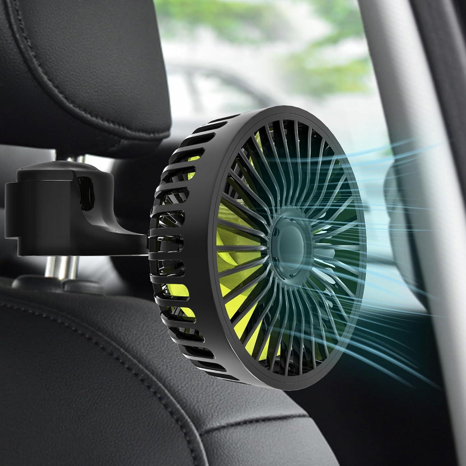 Ventilador USB para Asientos de Auto Dealswin CZFS 3 Velocidades