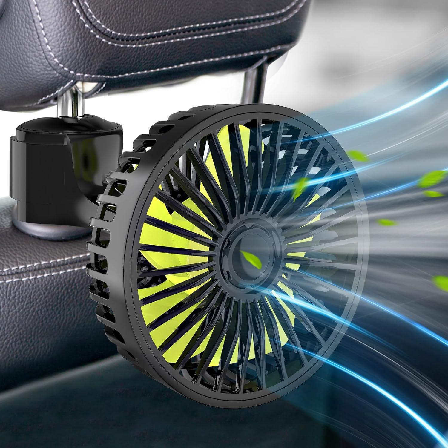 Ventilador USB para Asientos de Auto Dealswin CZFS 3 Velocidades