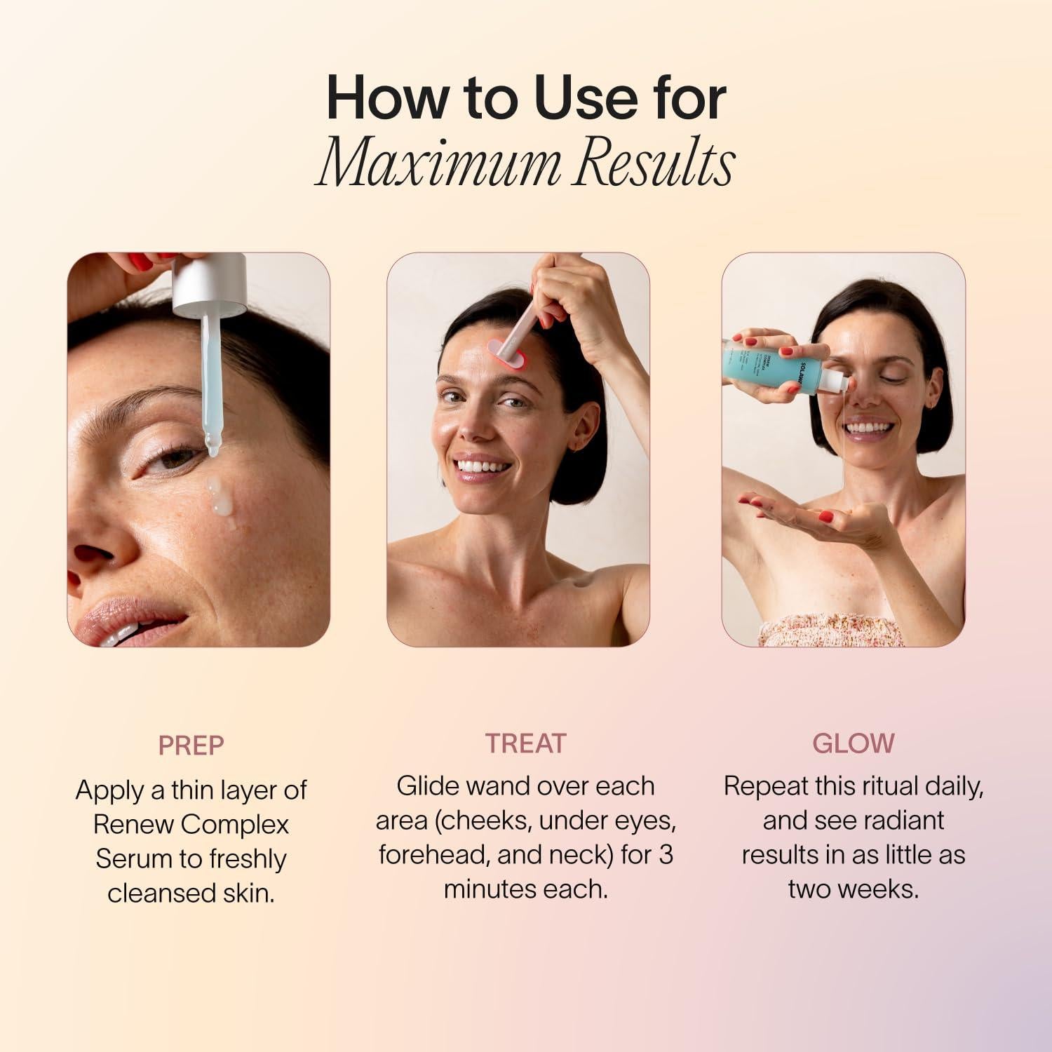 Suero Activador Renew Solawave 29.57 ml para Cara y Cuello