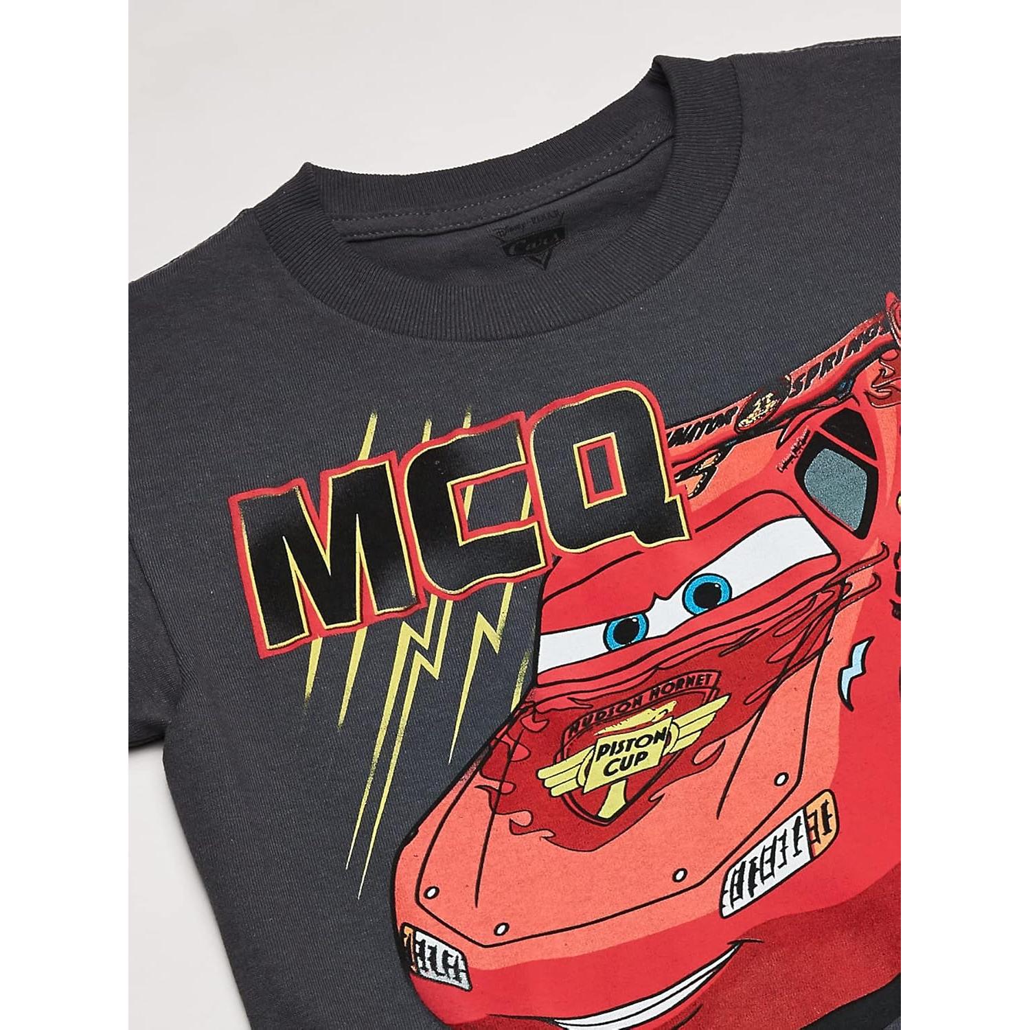 Camiseta para Niños Lightning McQueen Disney - Suave y Licenciada