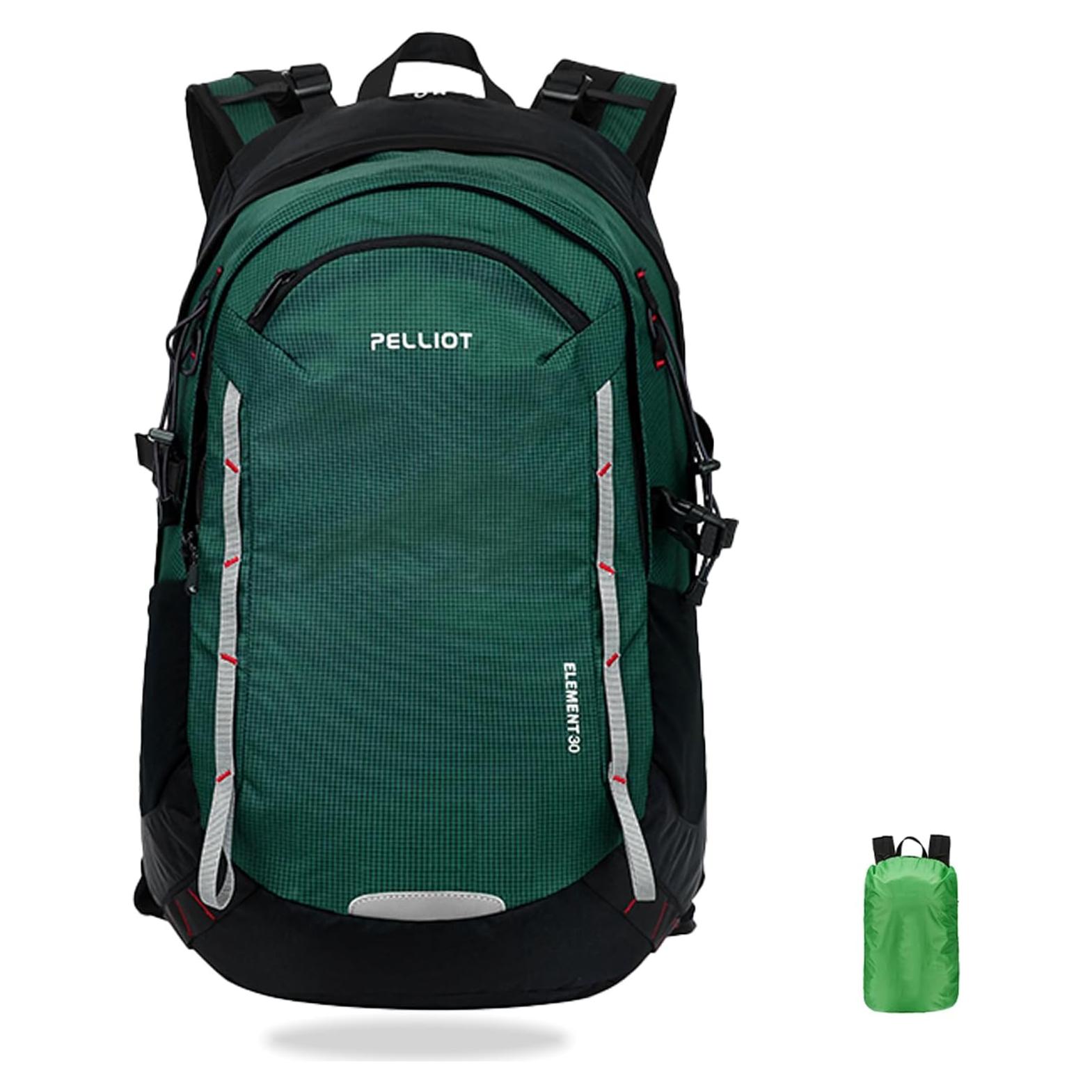 Mochila Impermeable 30L Bxh para Senderismo Unisex Verde