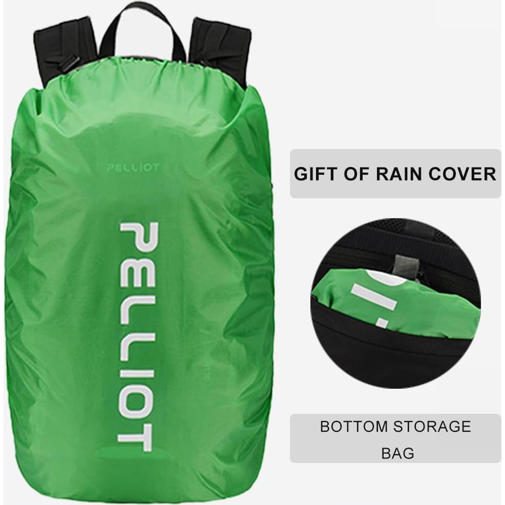 Mochila Impermeable 30L Bxh para Senderismo Unisex Verde