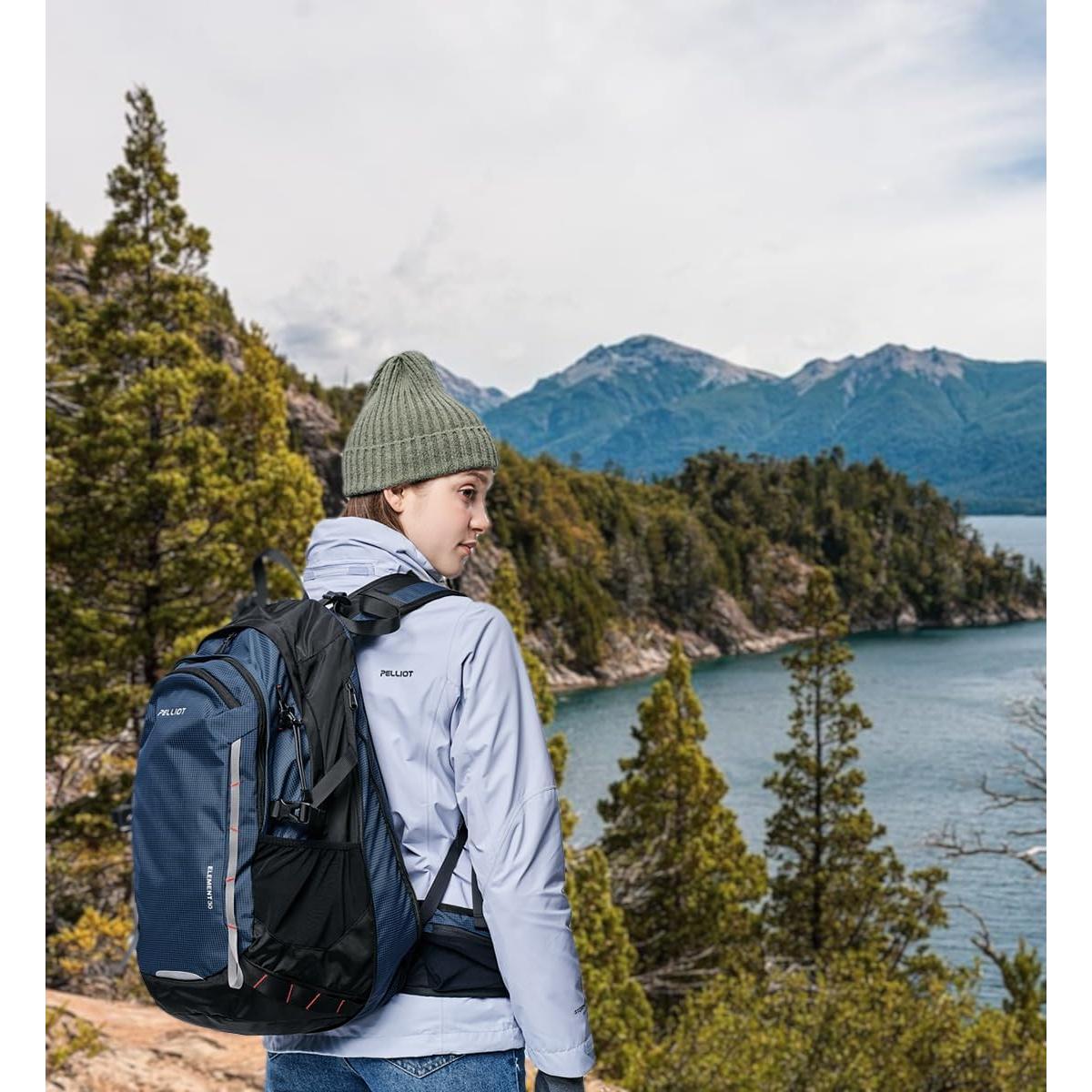 Mochila Impermeable 30L Bxh para Senderismo Unisex Verde