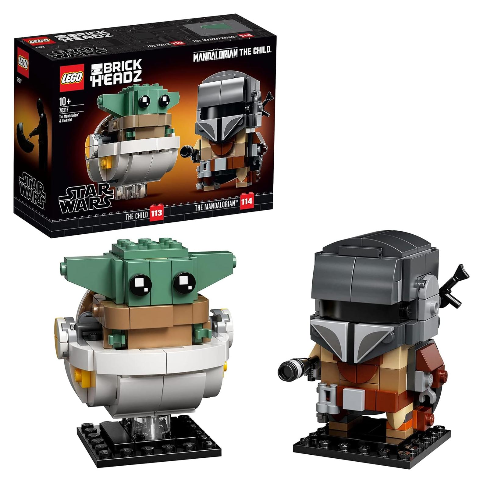 LEGO BrickHeadz Star Wars El Mandaloriano y El Niño 75317