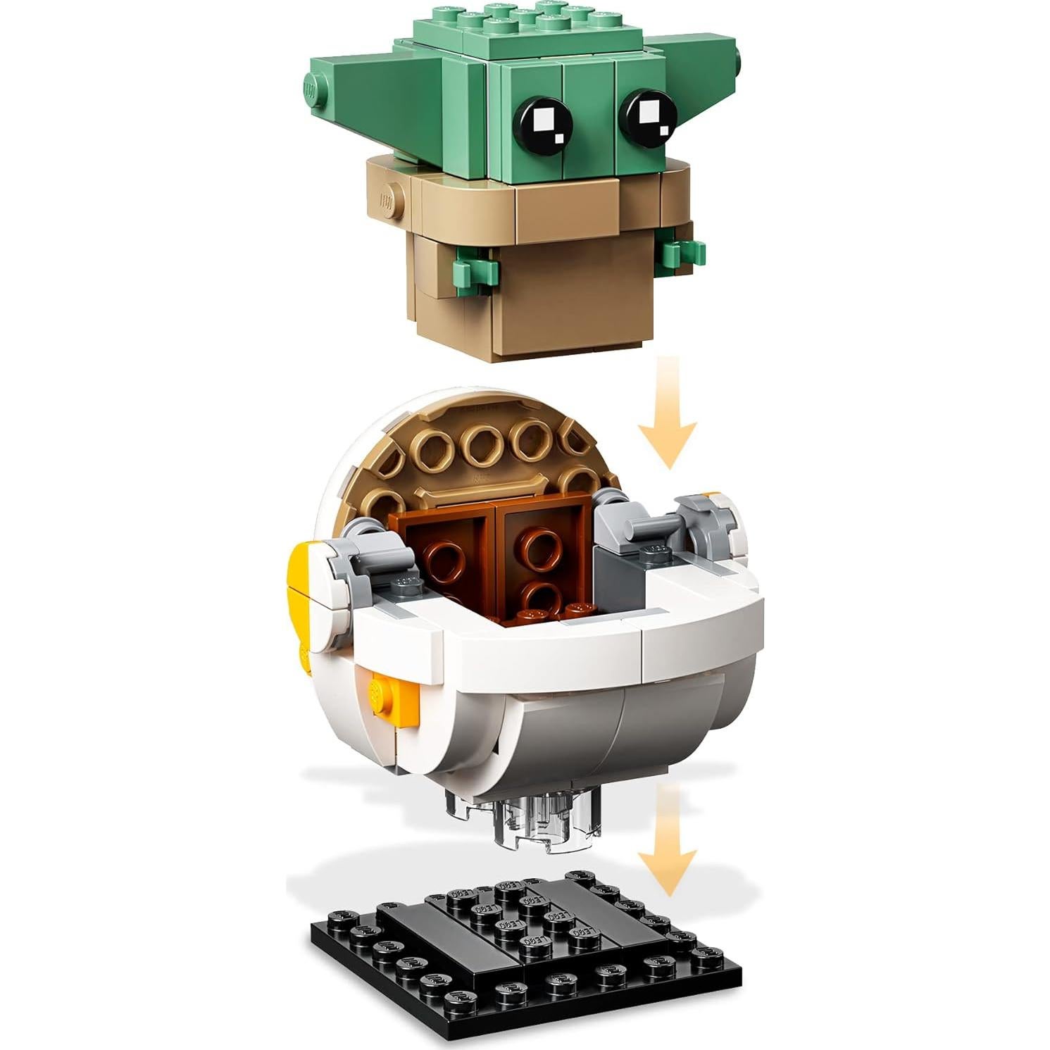 LEGO BrickHeadz Star Wars El Mandaloriano y El Niño 75317