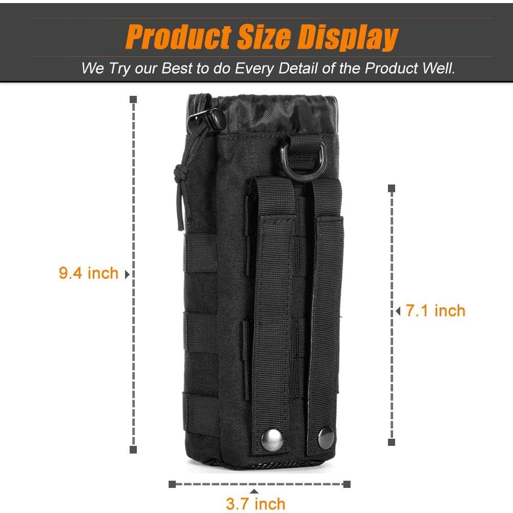 Soporte Táctico para Botella de Agua R.SASR Nylon 0.5L