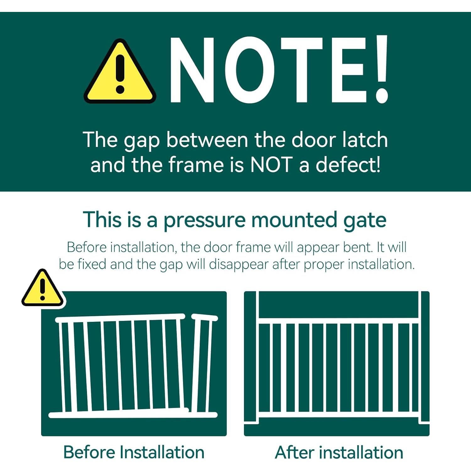 Puerta de Seguridad para Bebés Babelio 29-43" Ajustable Negro