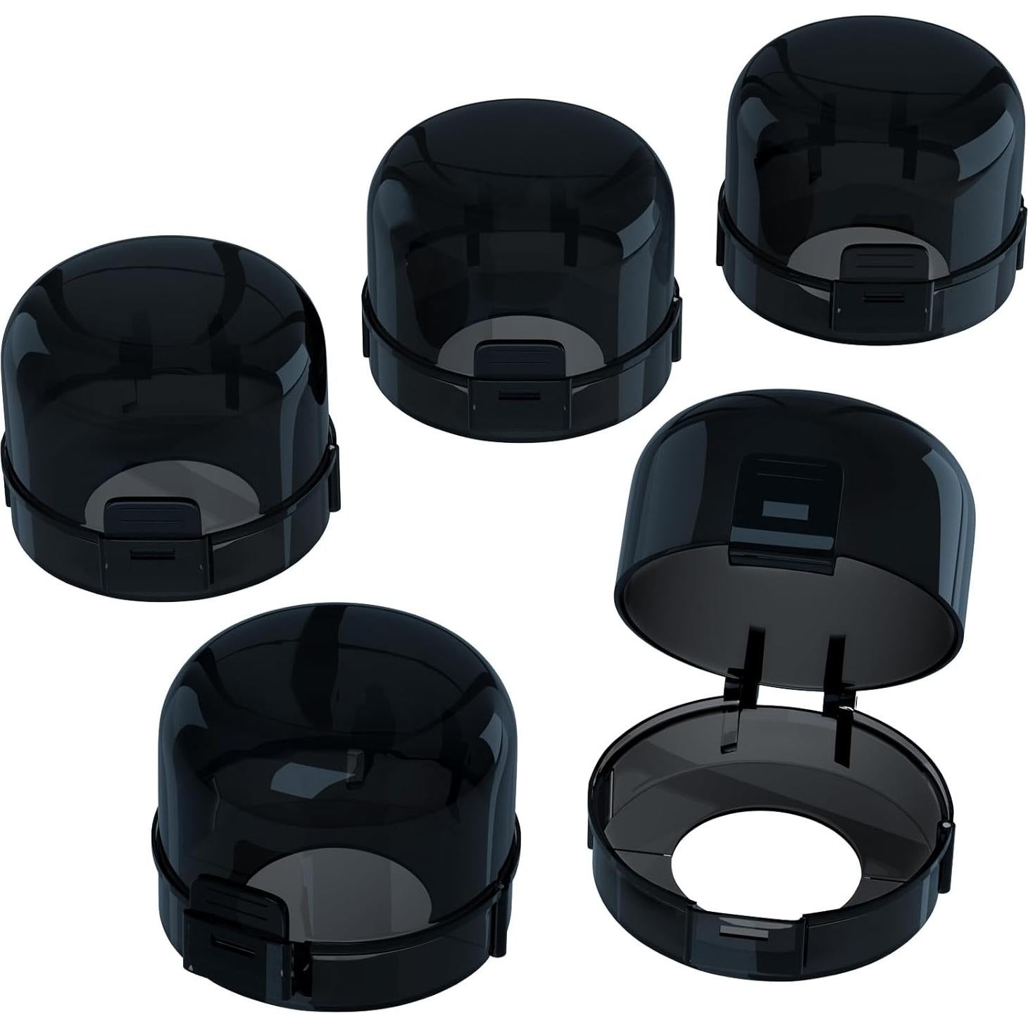 Cubiertas de Perillas de Estufa AOSITE - Seguridad Infantil, 5 Pzas