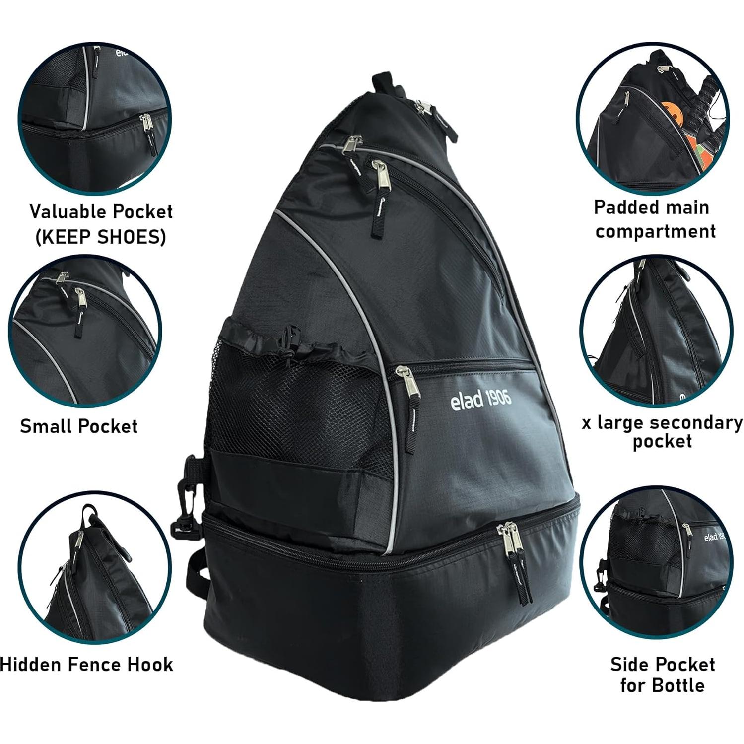 Bolsa de Pickleball ELAD 1906 - Mochila Unisex 49L
