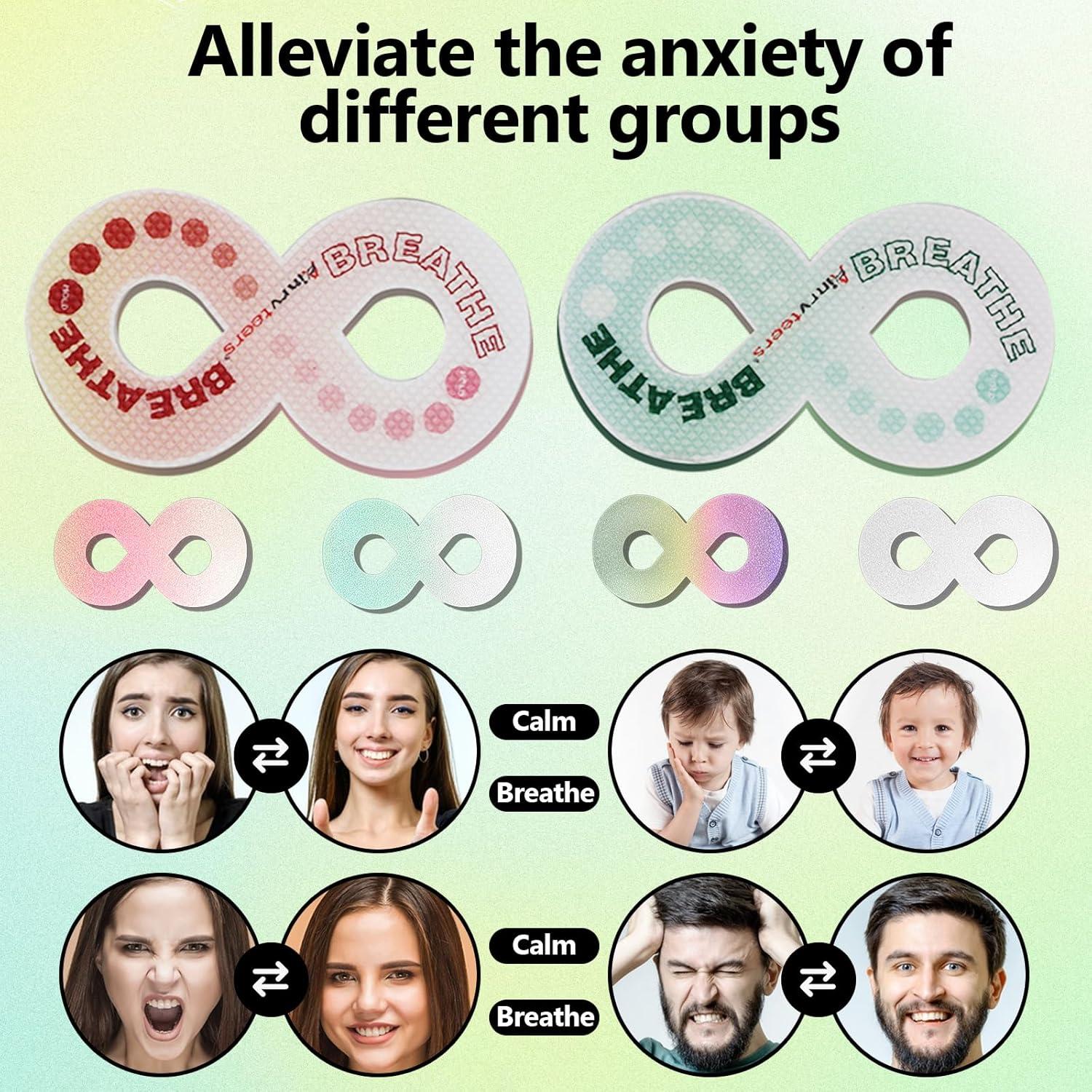 42 Pegatinas Calmantes Sensoriales Ainrvteers - Antiestrés Táctiles