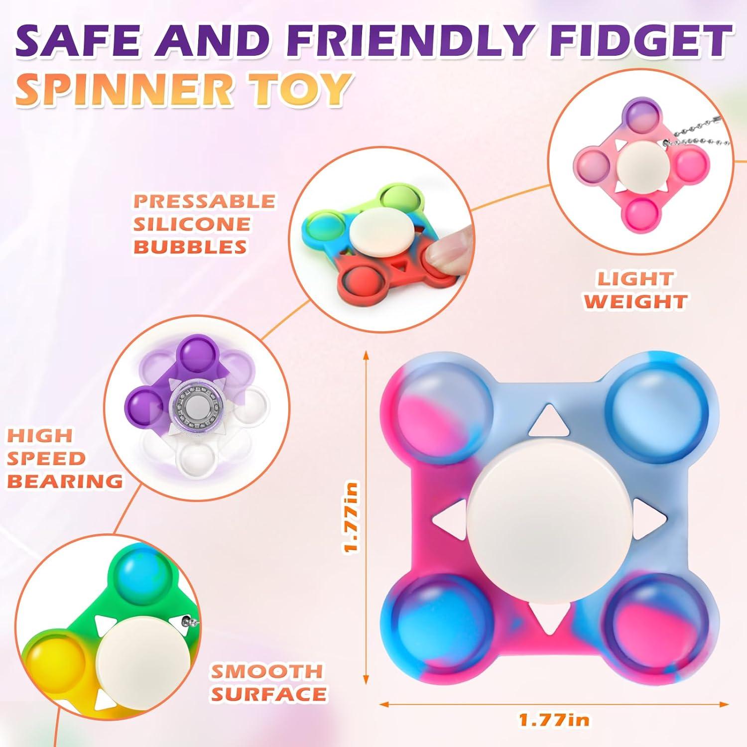 24 Piezas Fidget Spinners ASPULU - Juguetes Sensoriales Antiestrés