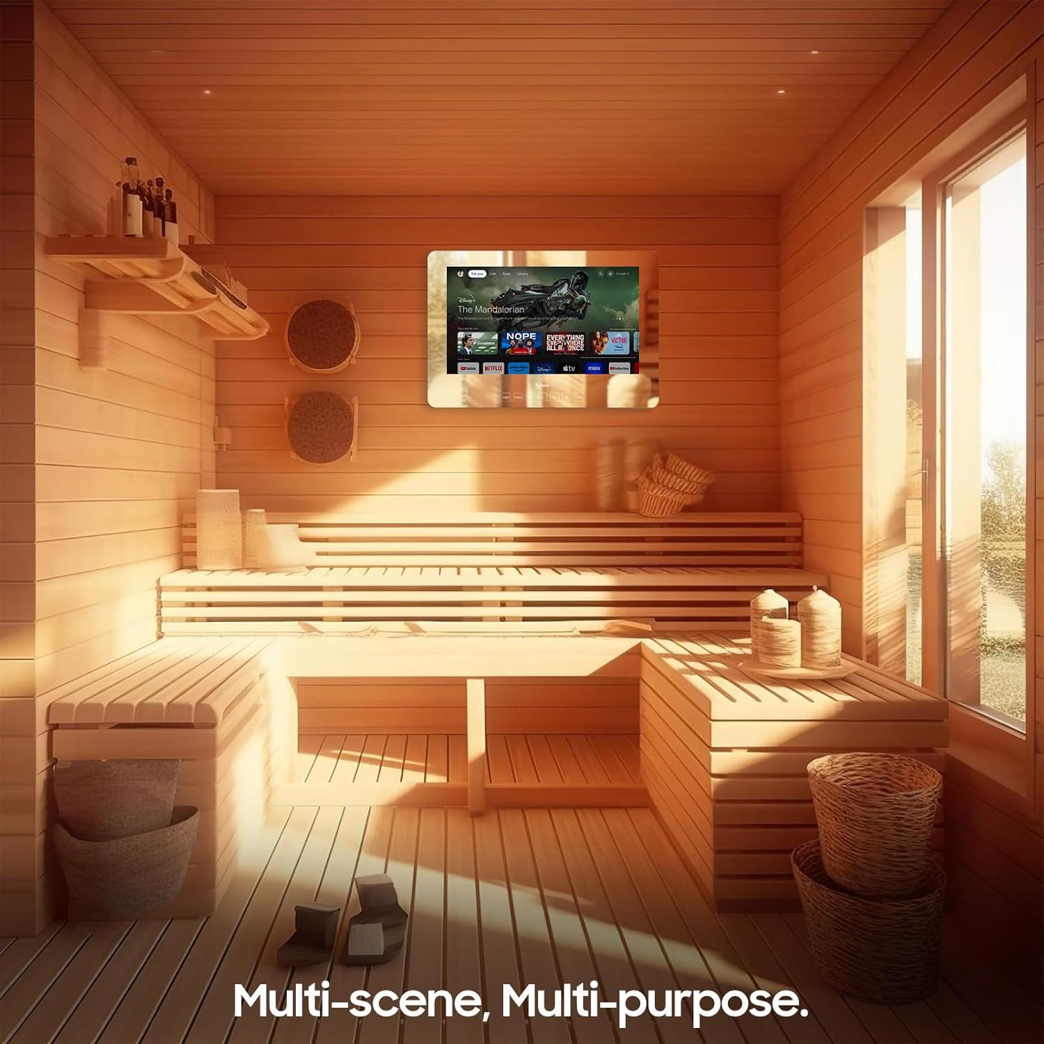 Televisor Espejo Inteligente SYLVOX 19" LED Impermeable 1080P