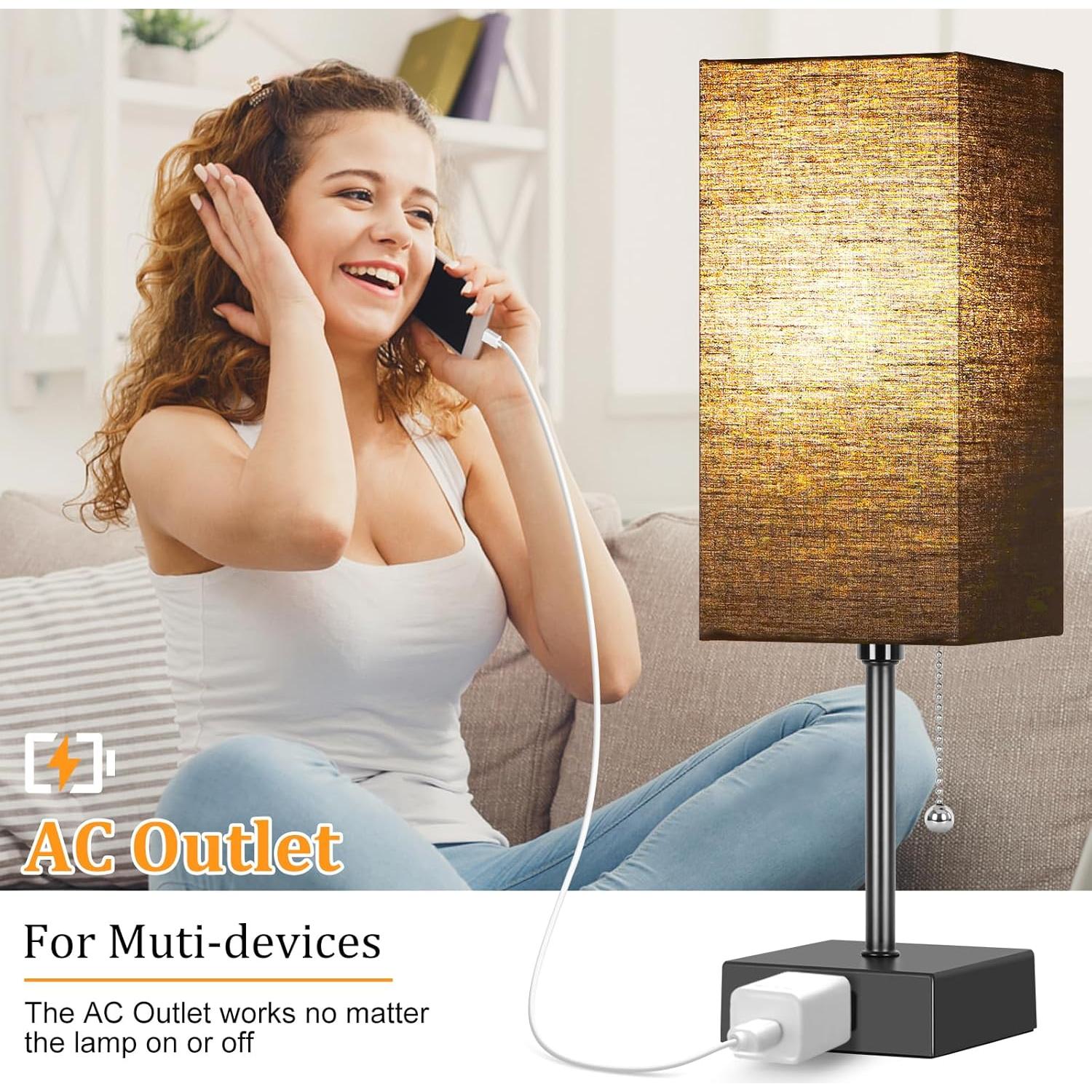 Lámpara de Mesa Dott Arts con 3 Modos de Color y Salida CA