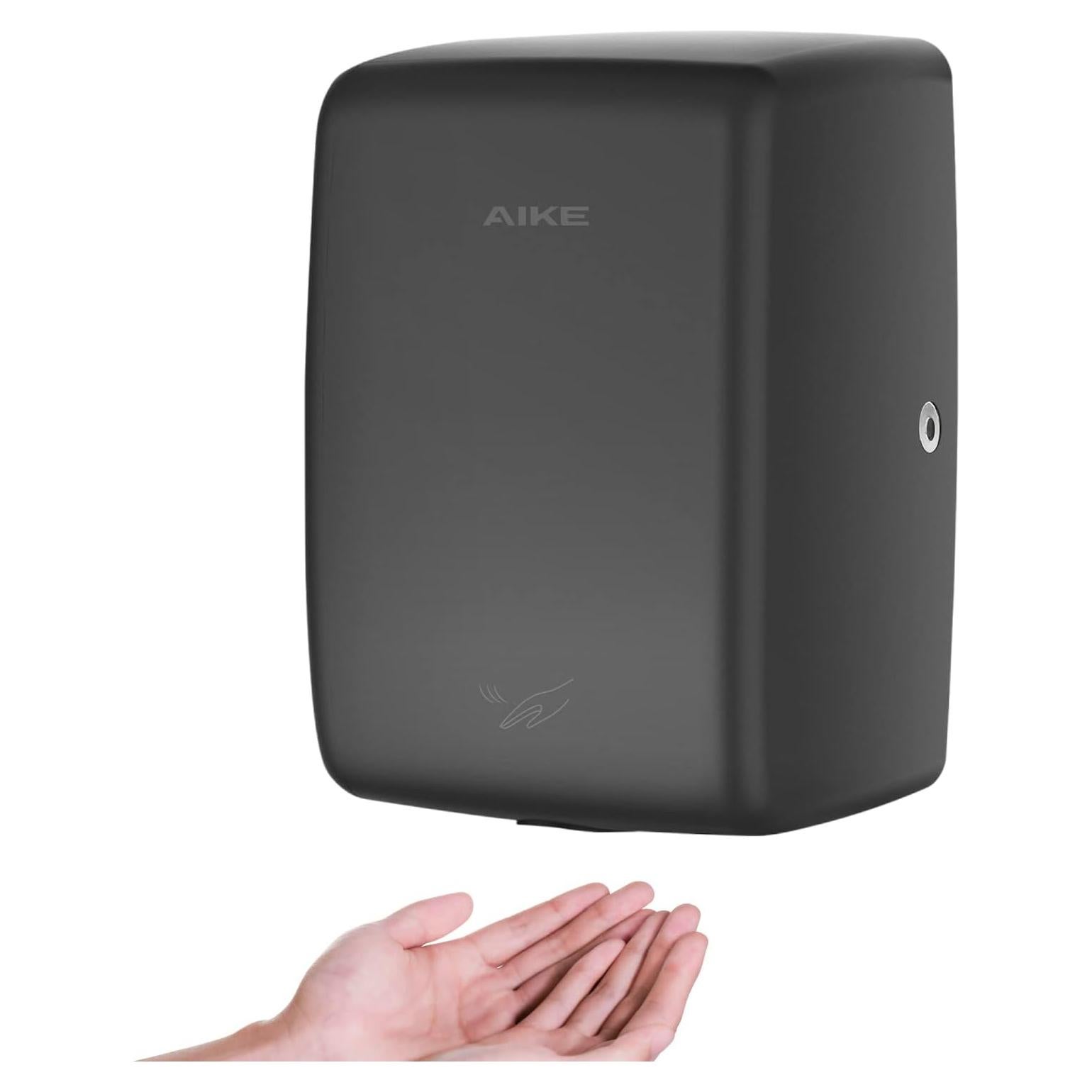 Secador de manos compacto AIKE AK2803D 1350W acero inoxidable