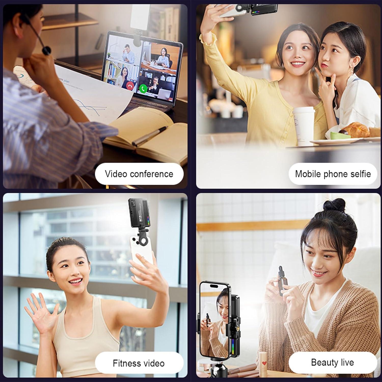 Luz de Video LED RGB Portátil Desiontal US-M-16 1500mAh